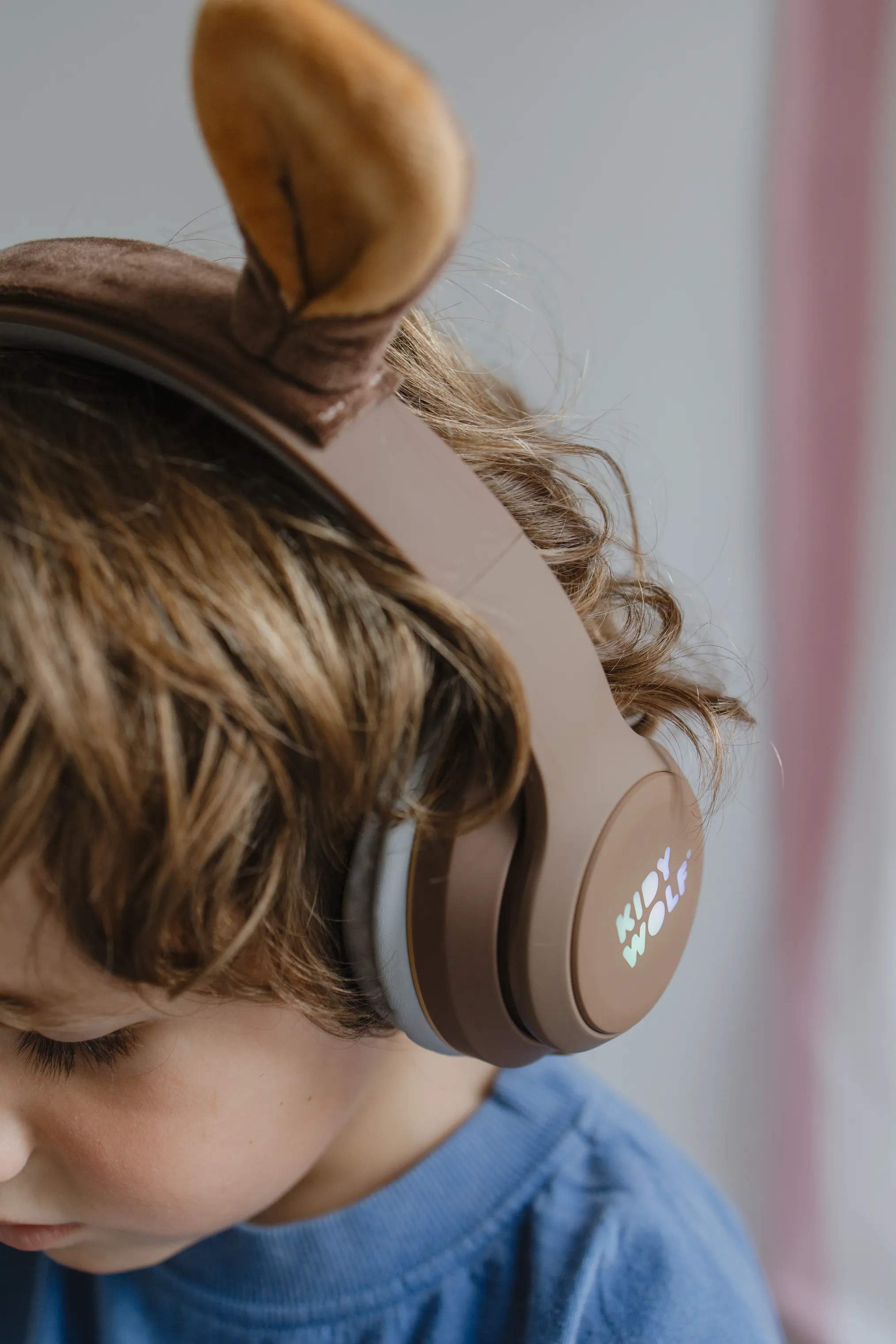 Kidywolf Til børneværelset Bluetooth Høretelefoner i Brun, 5
