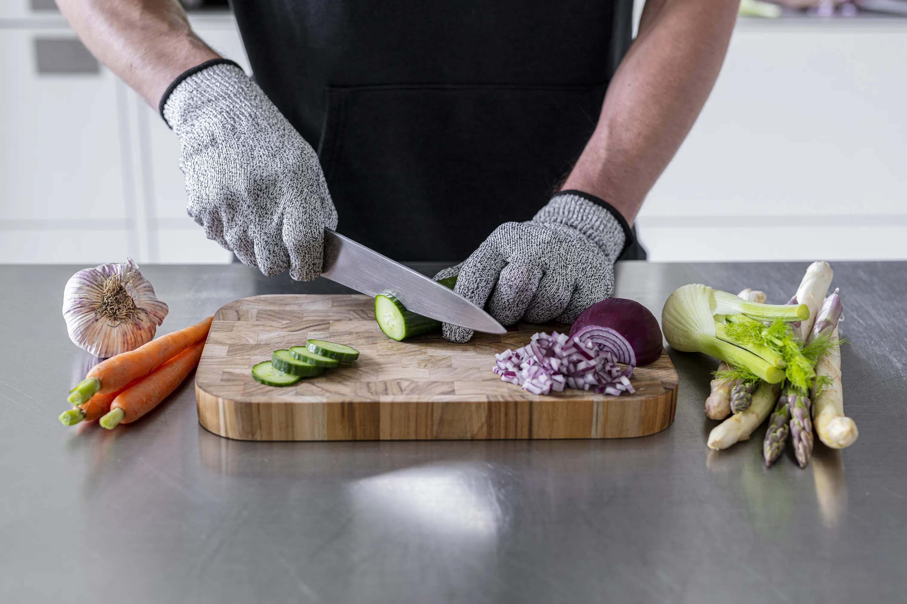 Cook & Baker Øvrige snitte- og rivejern Skærehandske - 2 stk. i Grå, 2