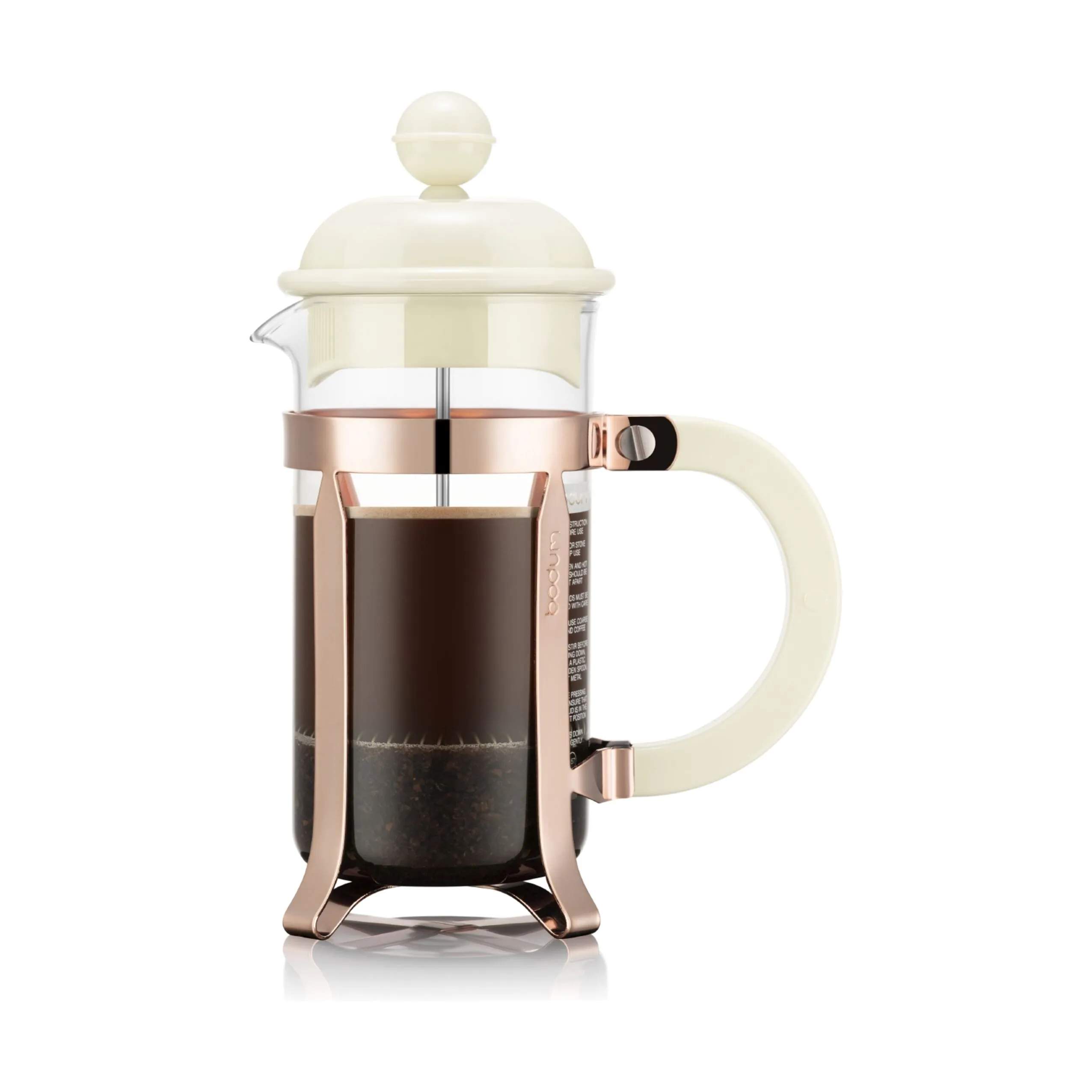 Bodum Stempelkander Caffettiera Stempelkande i Creme/rosegold, 0.35 L, 1