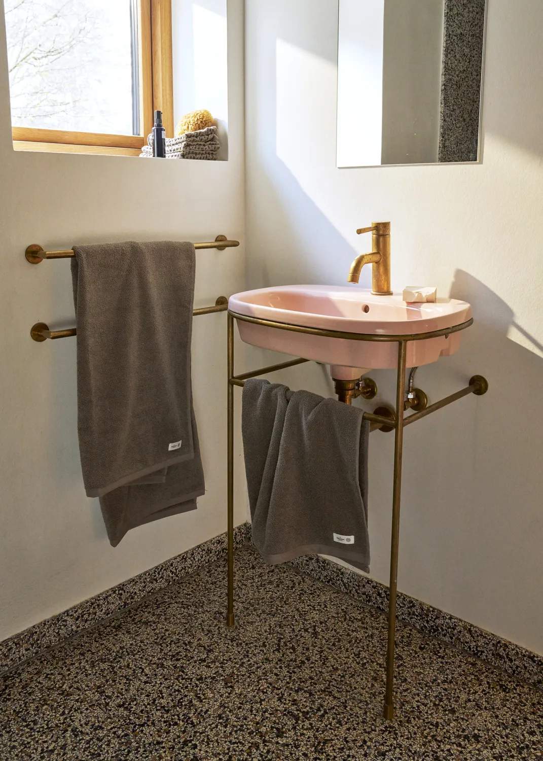 The Organic Company Håndklæder MILD Gavesæt - 2 dele i Ler, 140 cm, 2