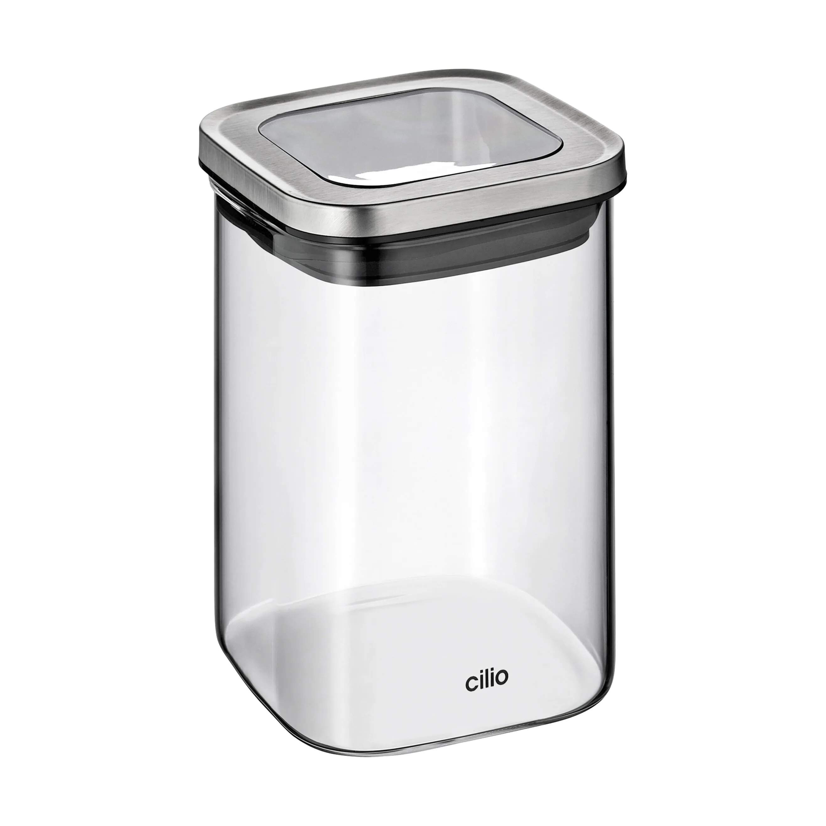 Cubo Opbevaringsboks, klar, large