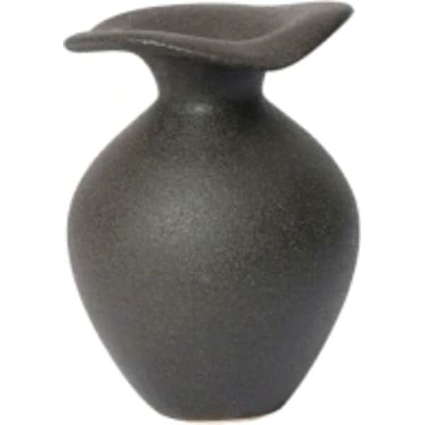 Broste Copenhagen Vaser Florentina Vase i Sort, H14 x Ø9,5 cm, 1