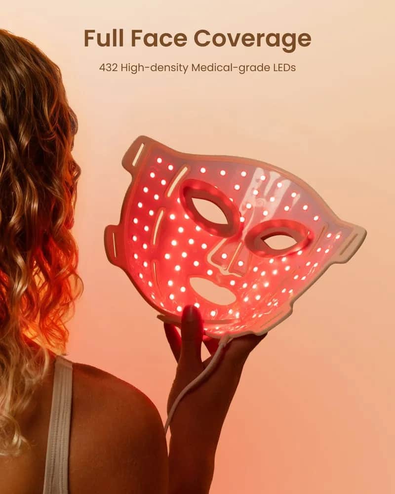 Renpho Øvrig personlig pleje Artimis LED lysterapi maske i hvid, 2
