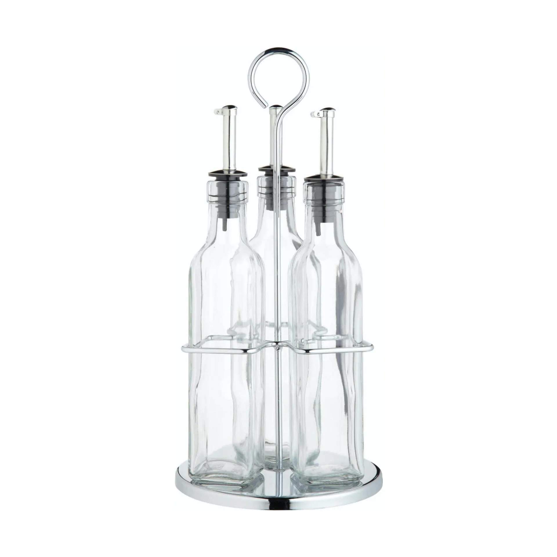 KitchenCraft Olie- og eddikeflasker World of Flavours Olie/Edikkesæt - 4 dele i Klar, 1