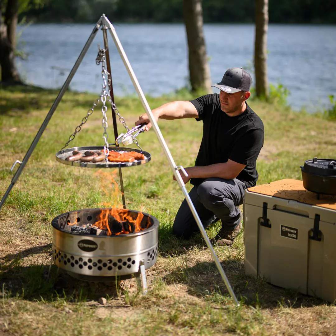 Petromax Bålsteder Bålstativ i Sølv, 9