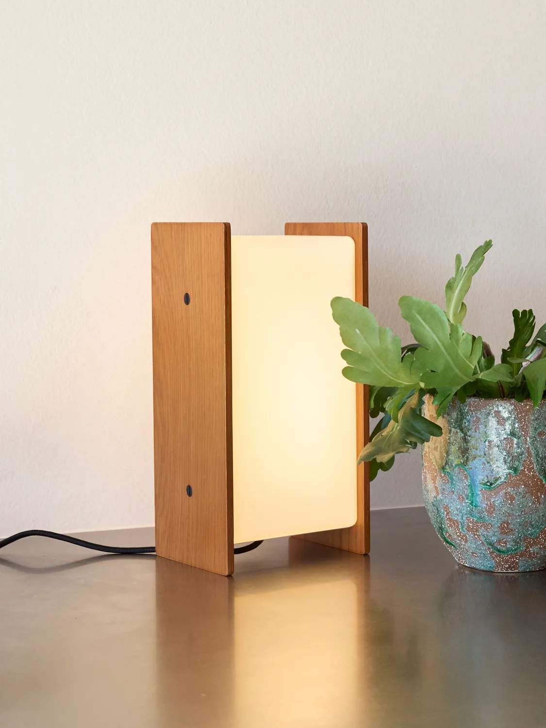 Hübsch Bordlamper Sabi Bordlampe i Natur,Hvid, 4
