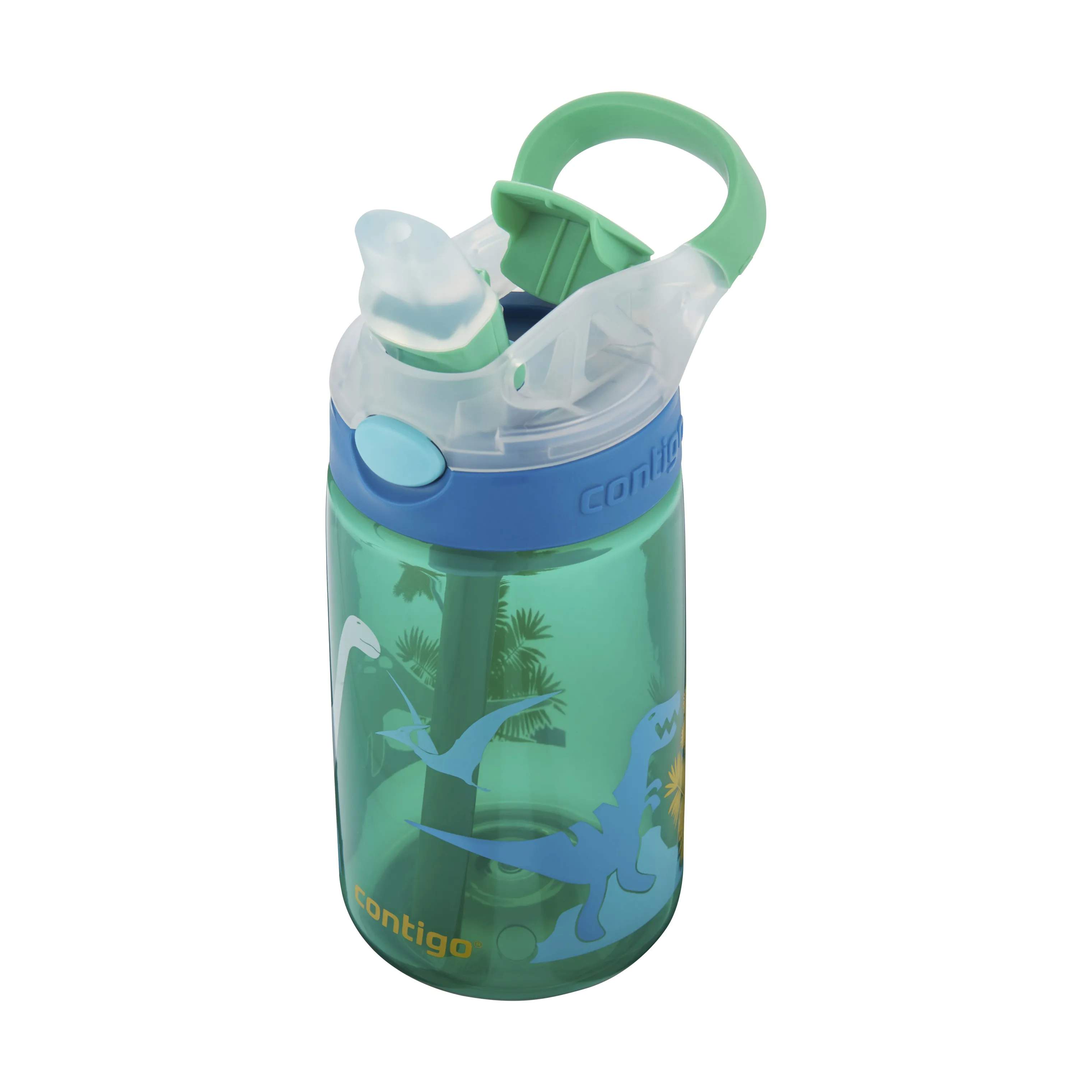 Contigo Drikkedunke til børn Gizmo Drikkedunk i Green Jungle Dino, 3