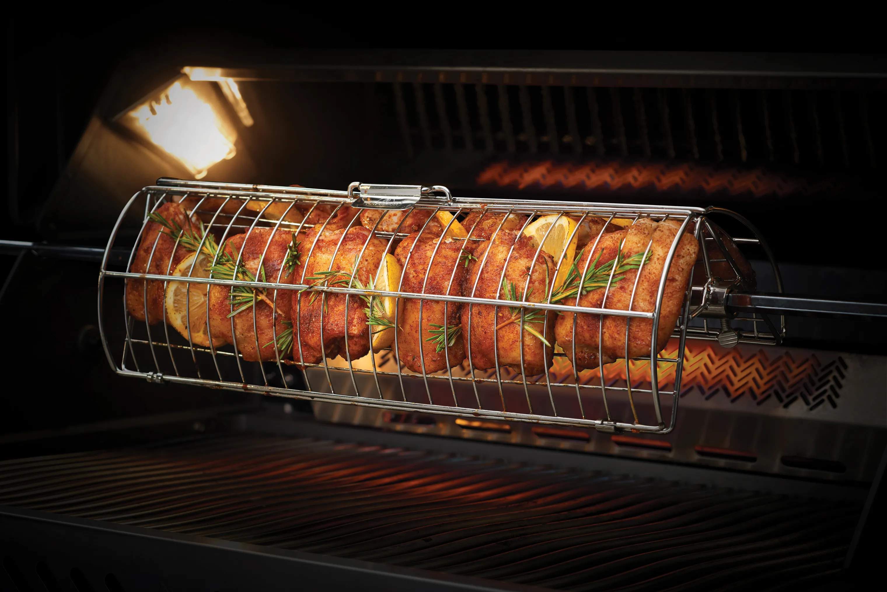 Napoleon Øvrigt grilltilbehør Rotisseri Rack i Sølvfarvet, 2