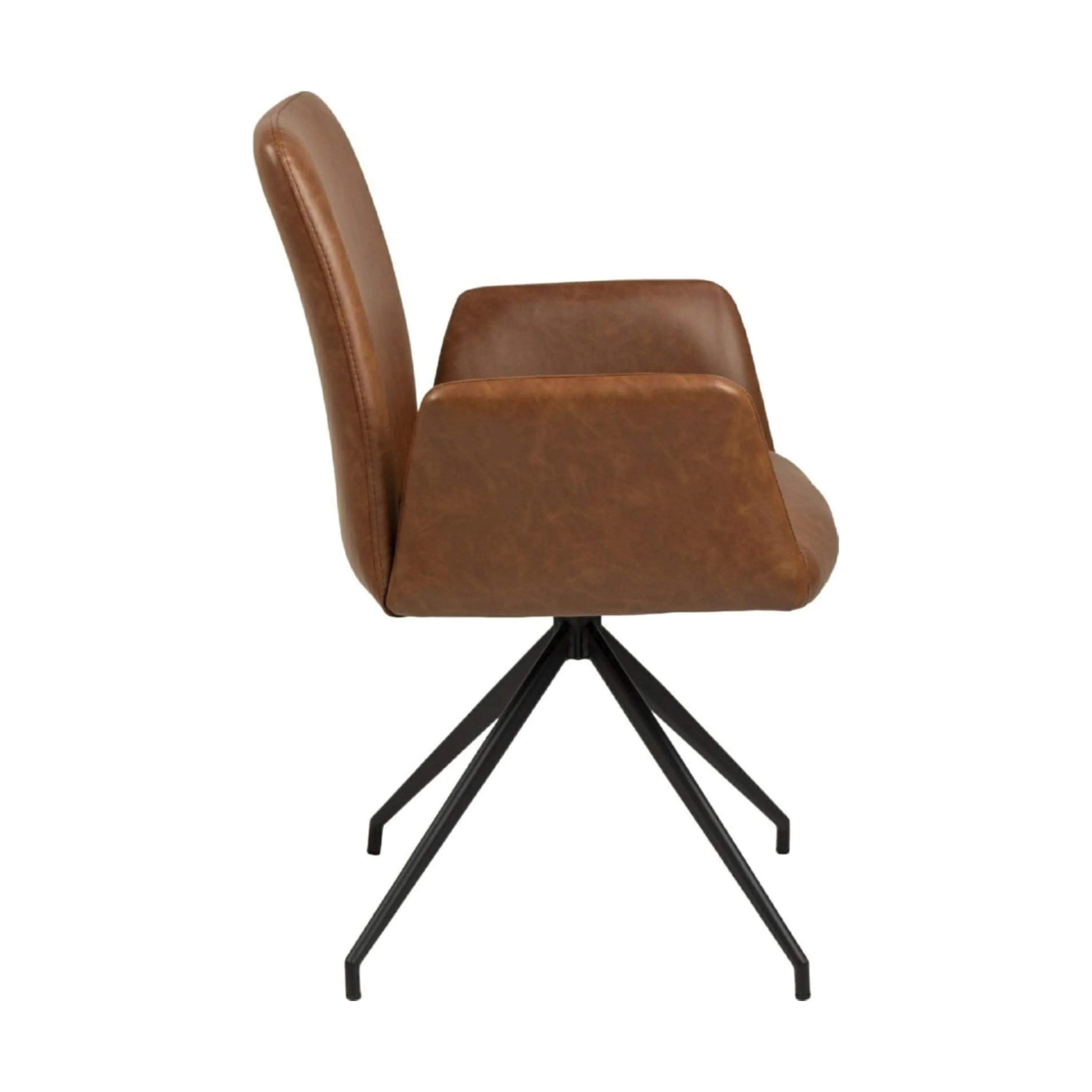 CASA Living Spisebordsstole Naya Spisebordsstol i Cognac, 3