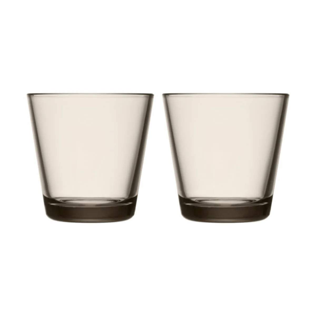 Kartio Vandglas - 2 stk., linen, large