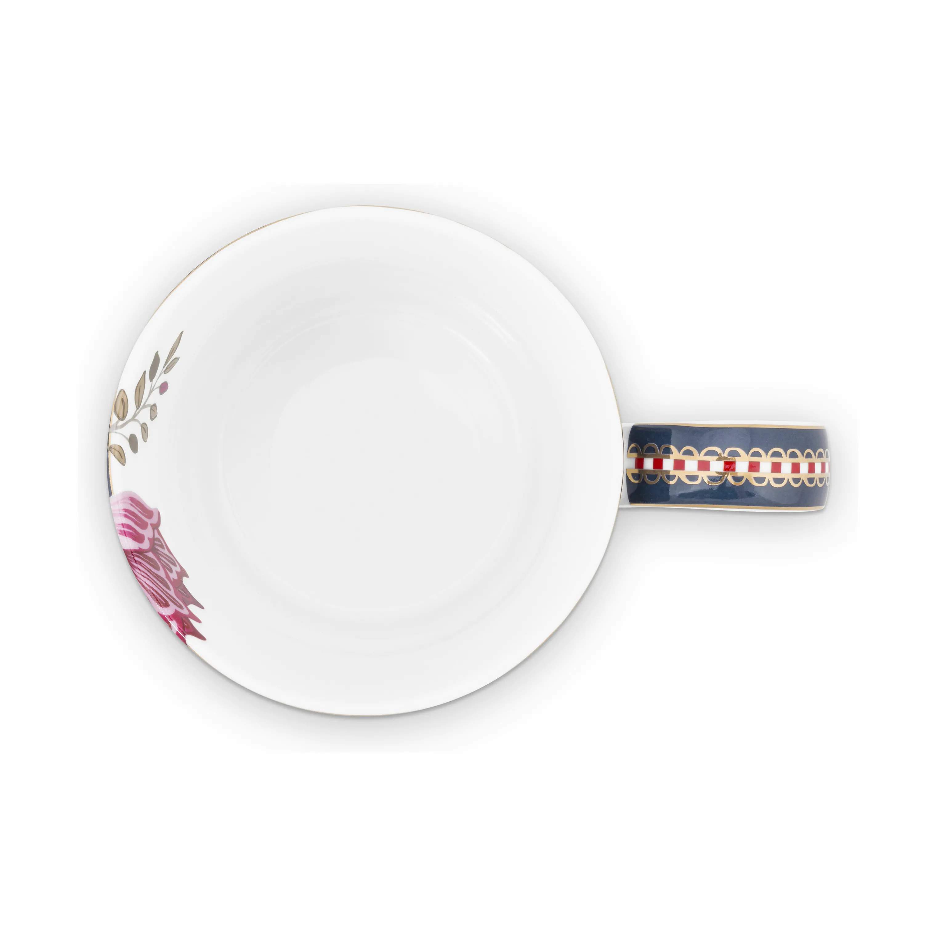 PIP Studio Krus og kopper med hank Early Bird Floral Fantasy Alfabet Krus - V i V, 4