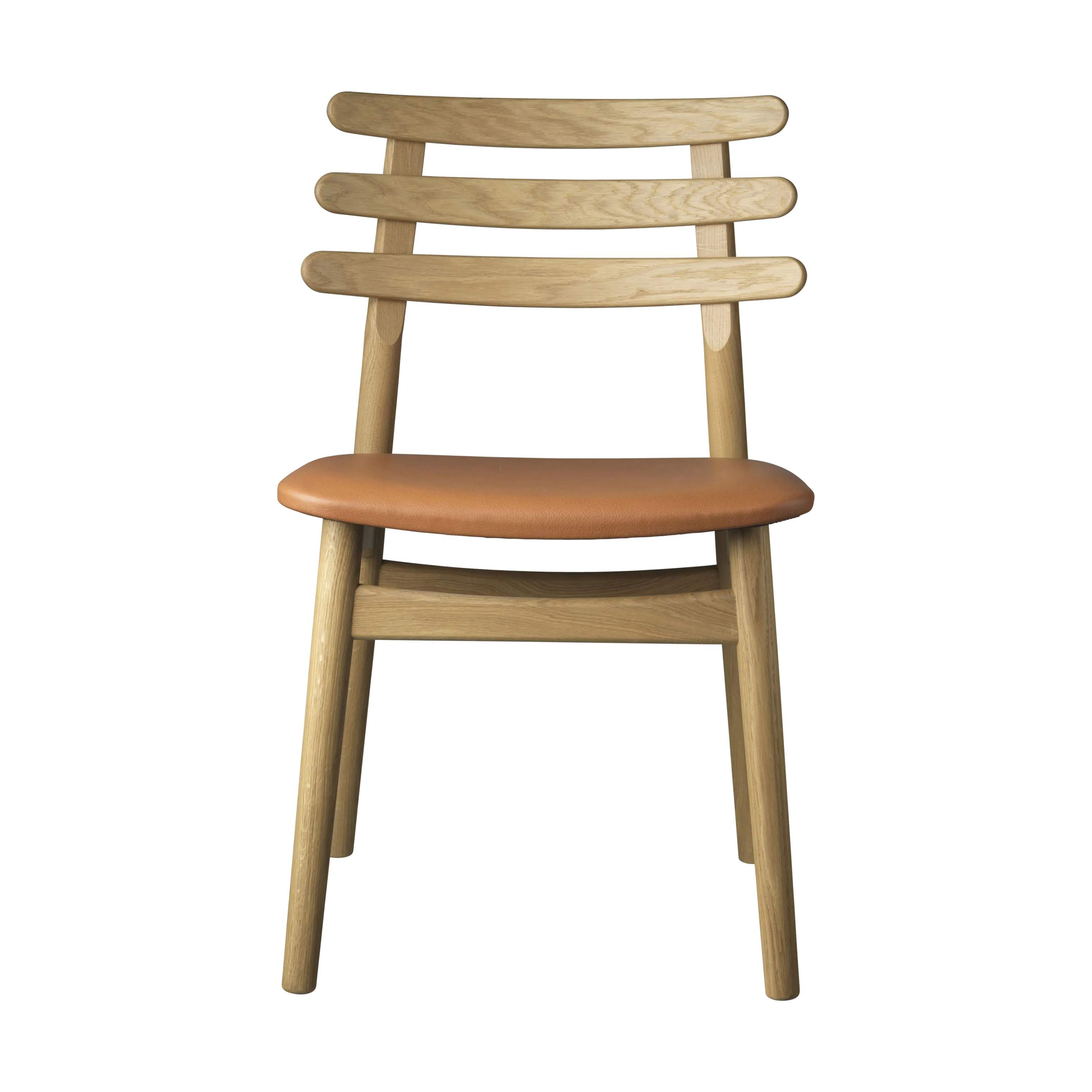 J48 Spisebordstol, natur/cognac, large