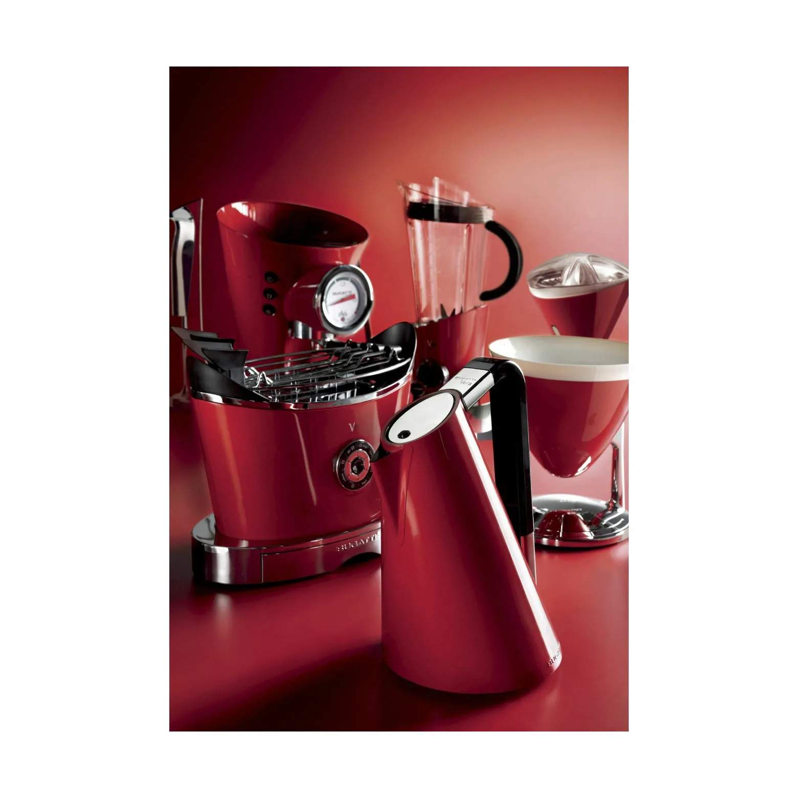 Casa Bugatti Espressomaskiner Diva Evolution Espressomaskine i Rød, 5