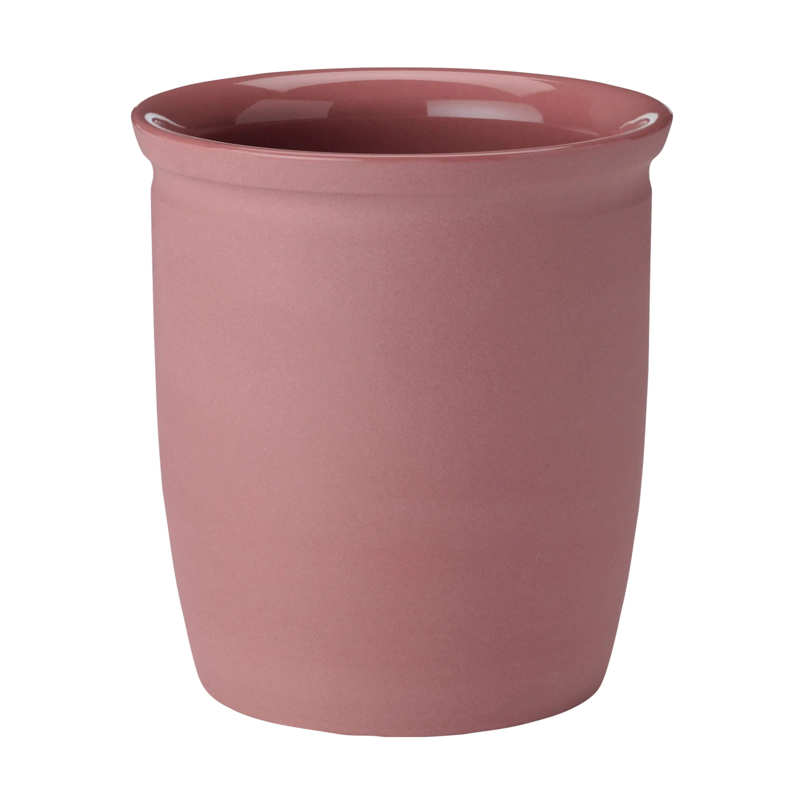 Knabstrup Keramik Krukker til køkkenredskaber Syltekrukke i dark rose, 0.5 L, 1