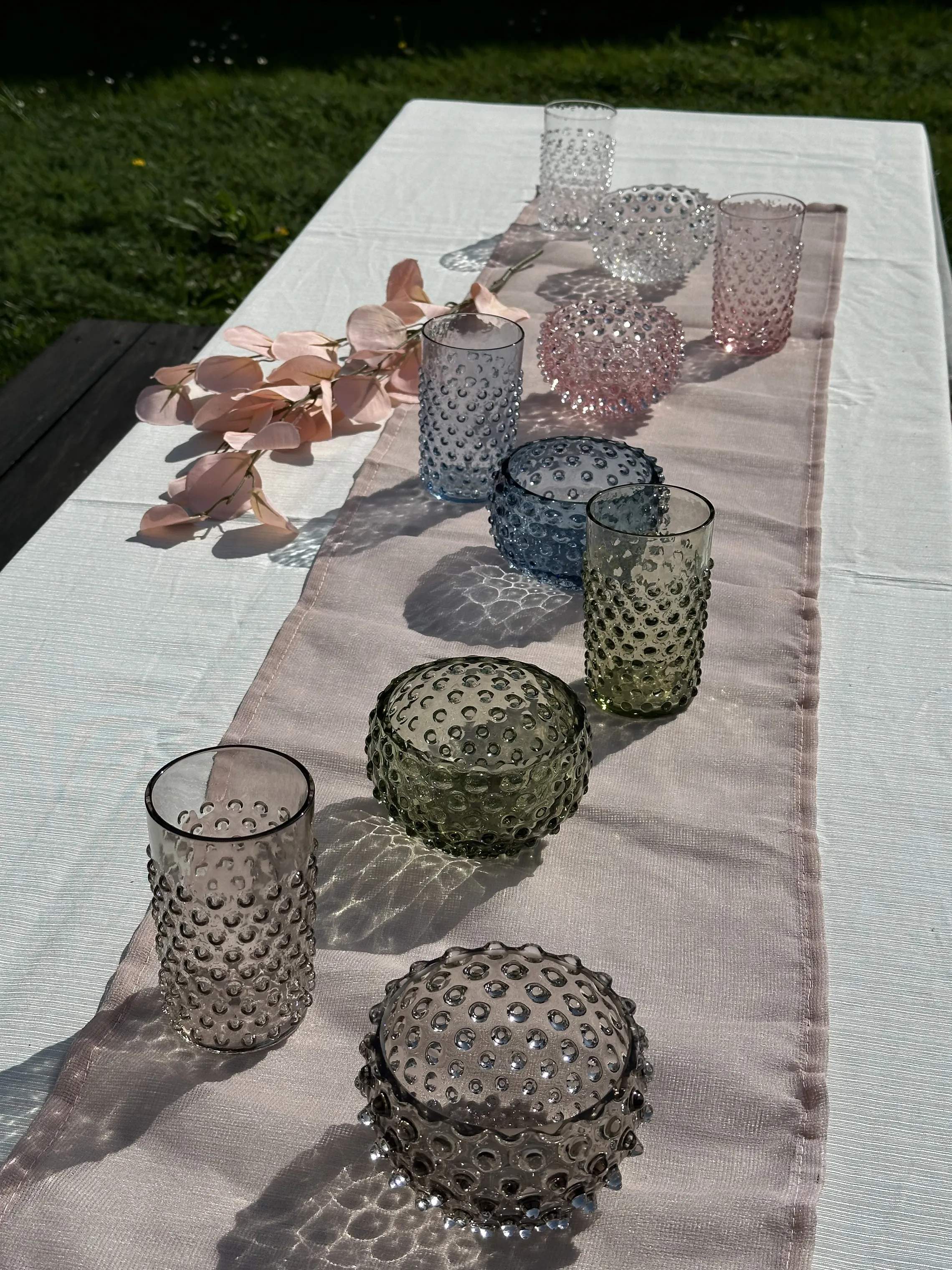 Anna von Lipa Vandglas Hobnail Vandglas i Cashmere, 2