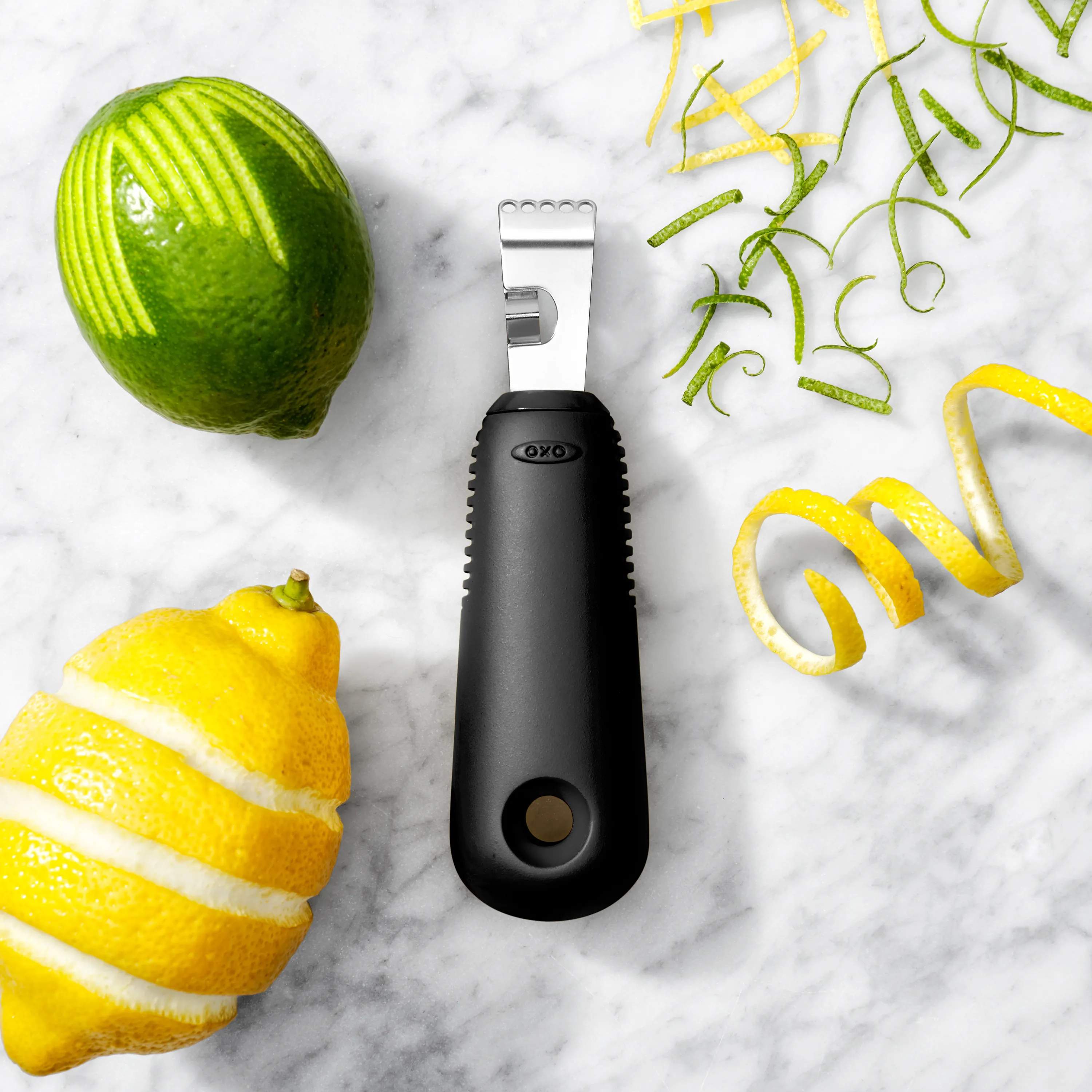 OXO Juliennejern Good Grips Citronrivejern i sort;sølv, 3