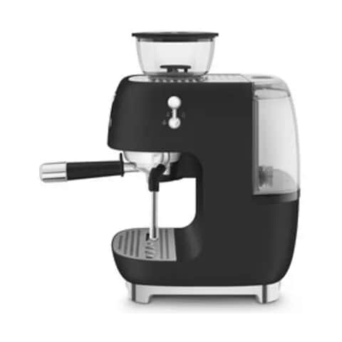 Smeg Espressomaskiner 50's style Espressomaskine i mat sort, 3