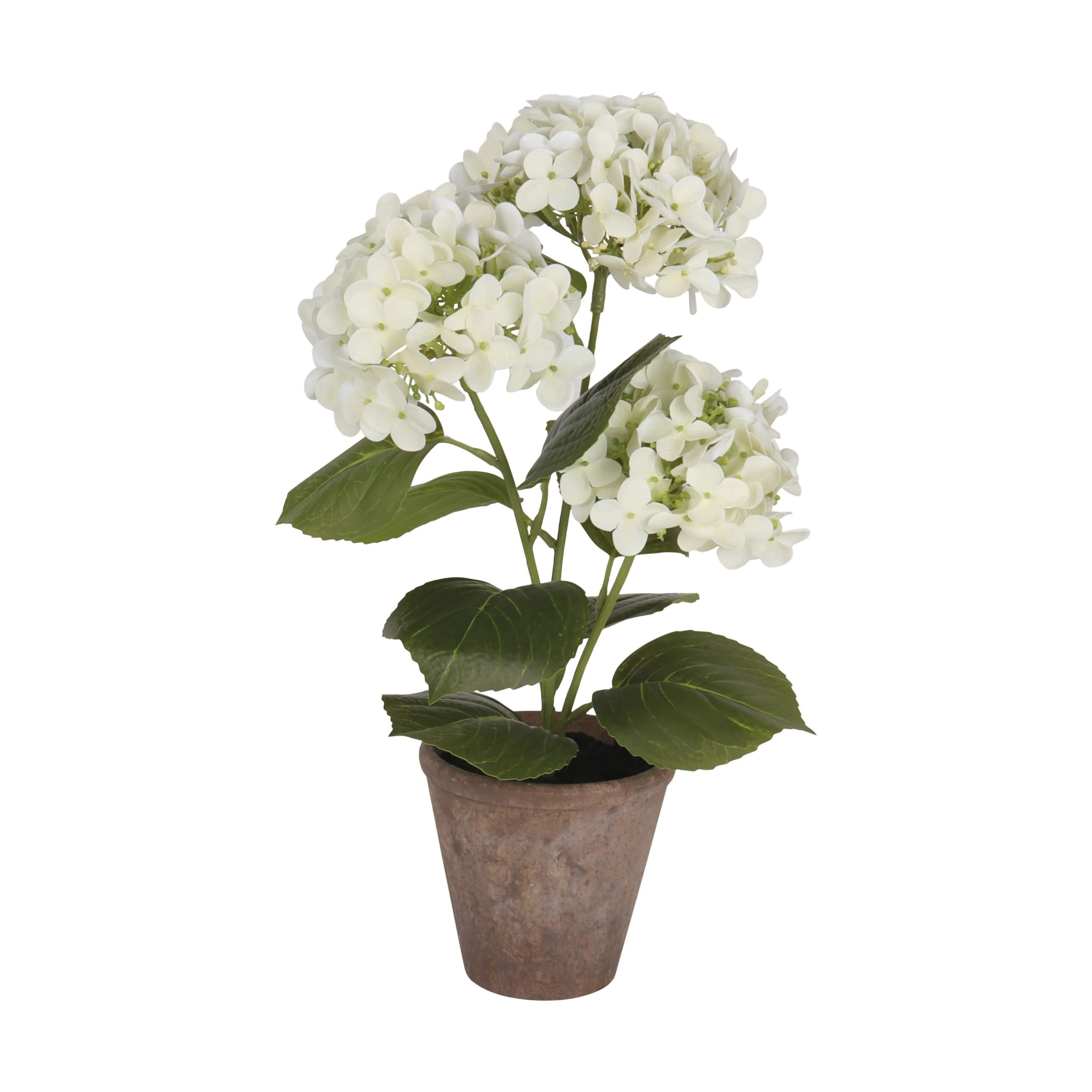 CASA Living Kunstige planter Kunstig Hortensia i hvid, 46 cm, 1