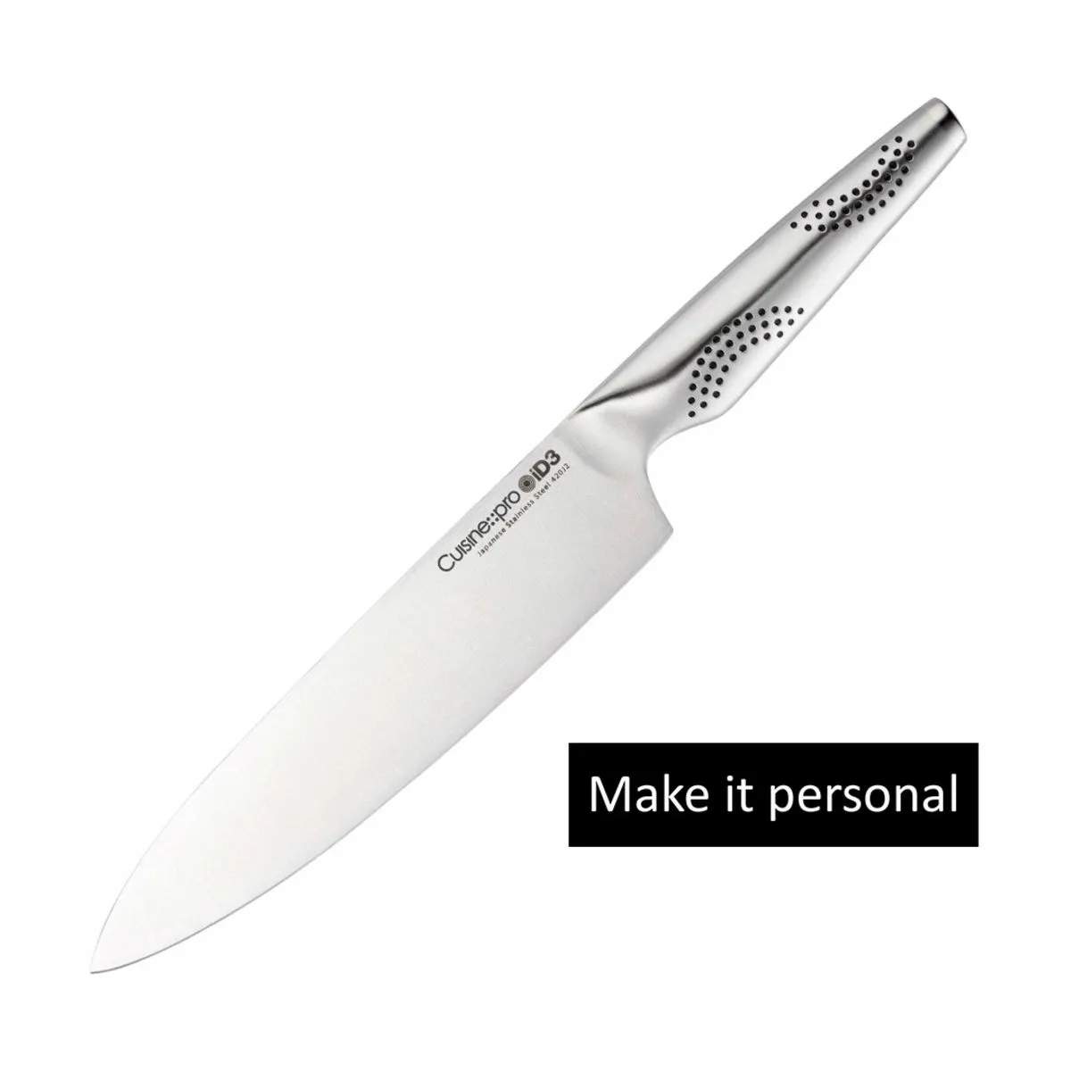iD3® Kokkekniv, sølvfarvet, large