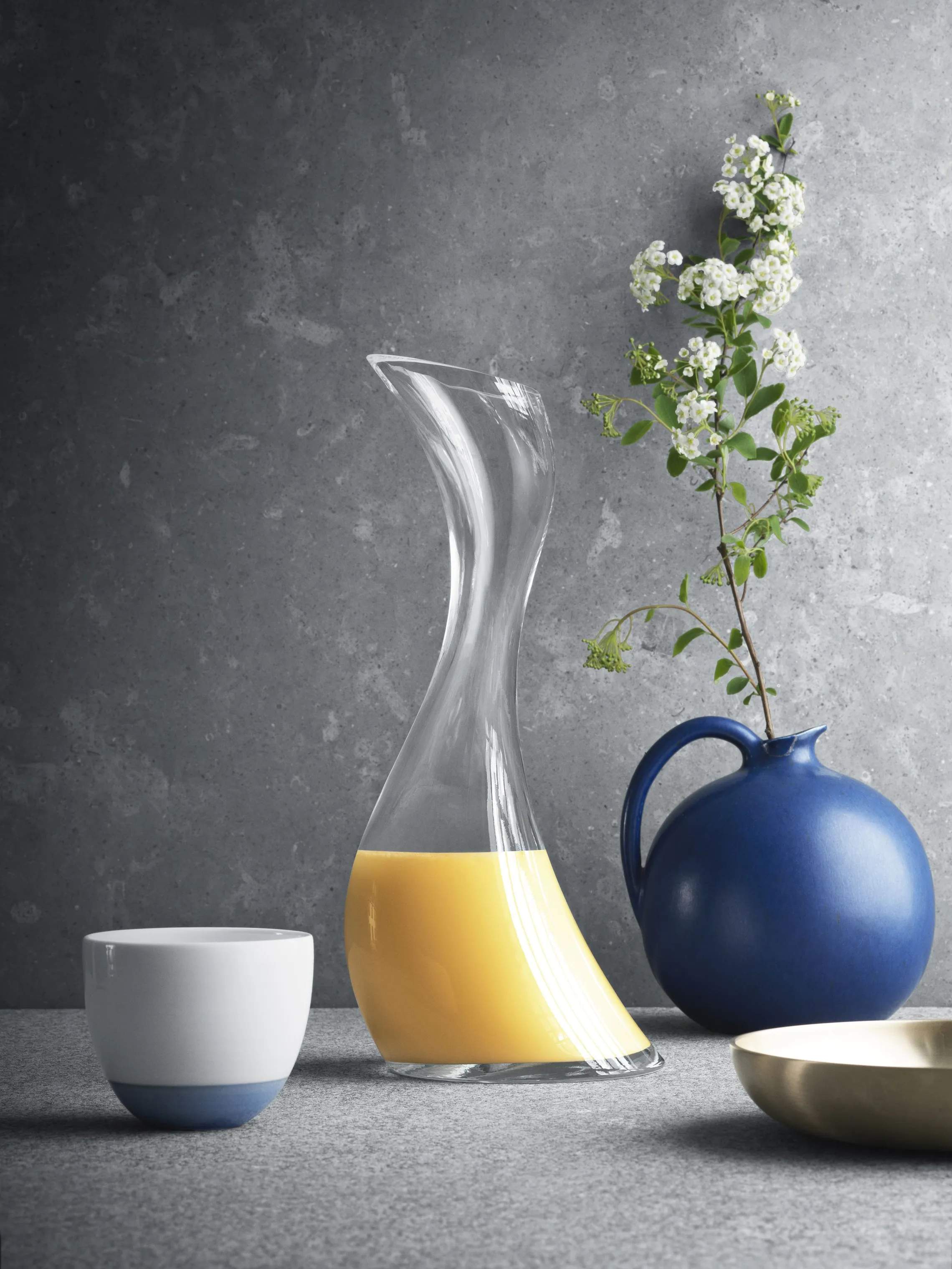 Georg Jensen Vandkarafler Cobra Karaffel i Klar, 2