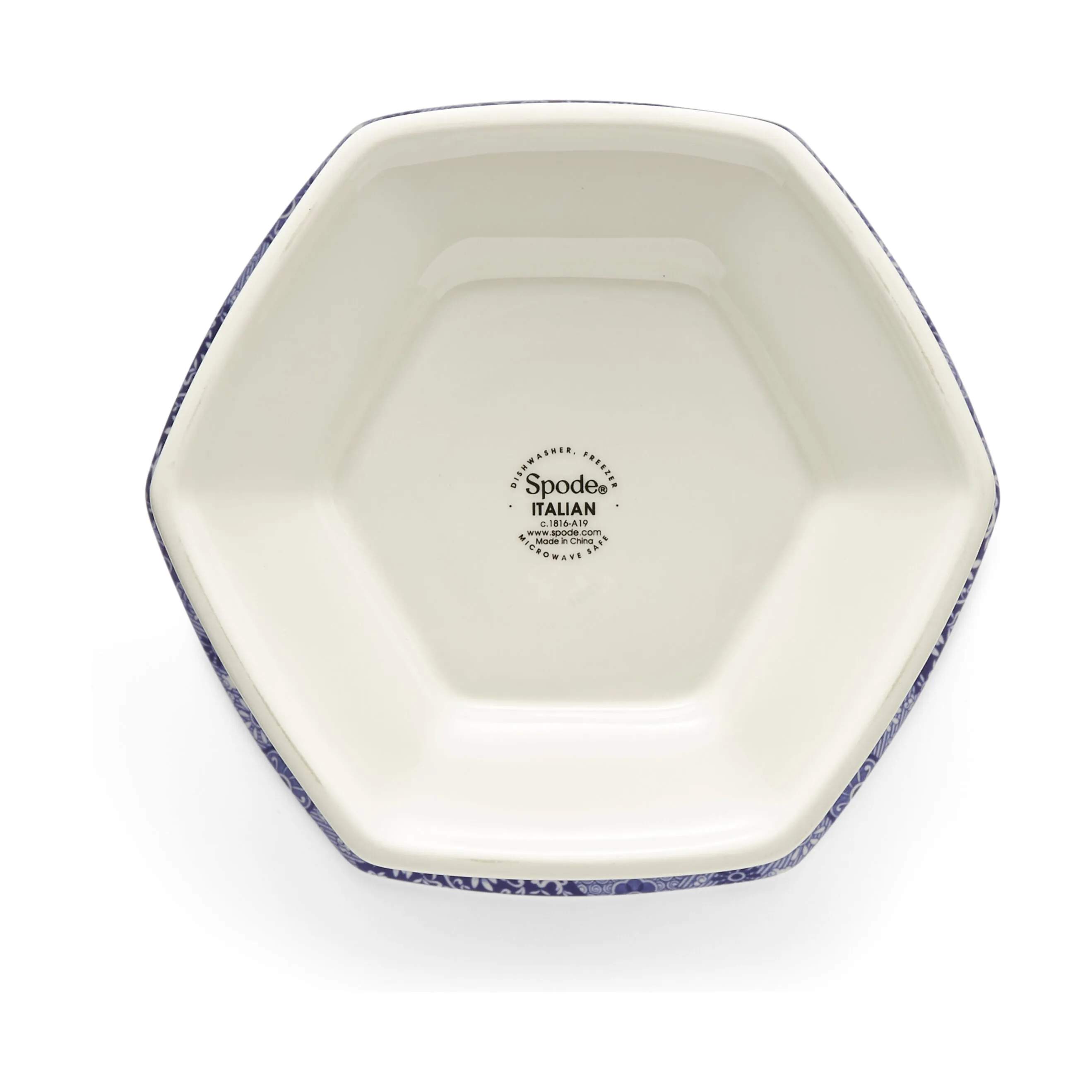 Spode Vaser Blue Italian Vase i blå/hvid, 5