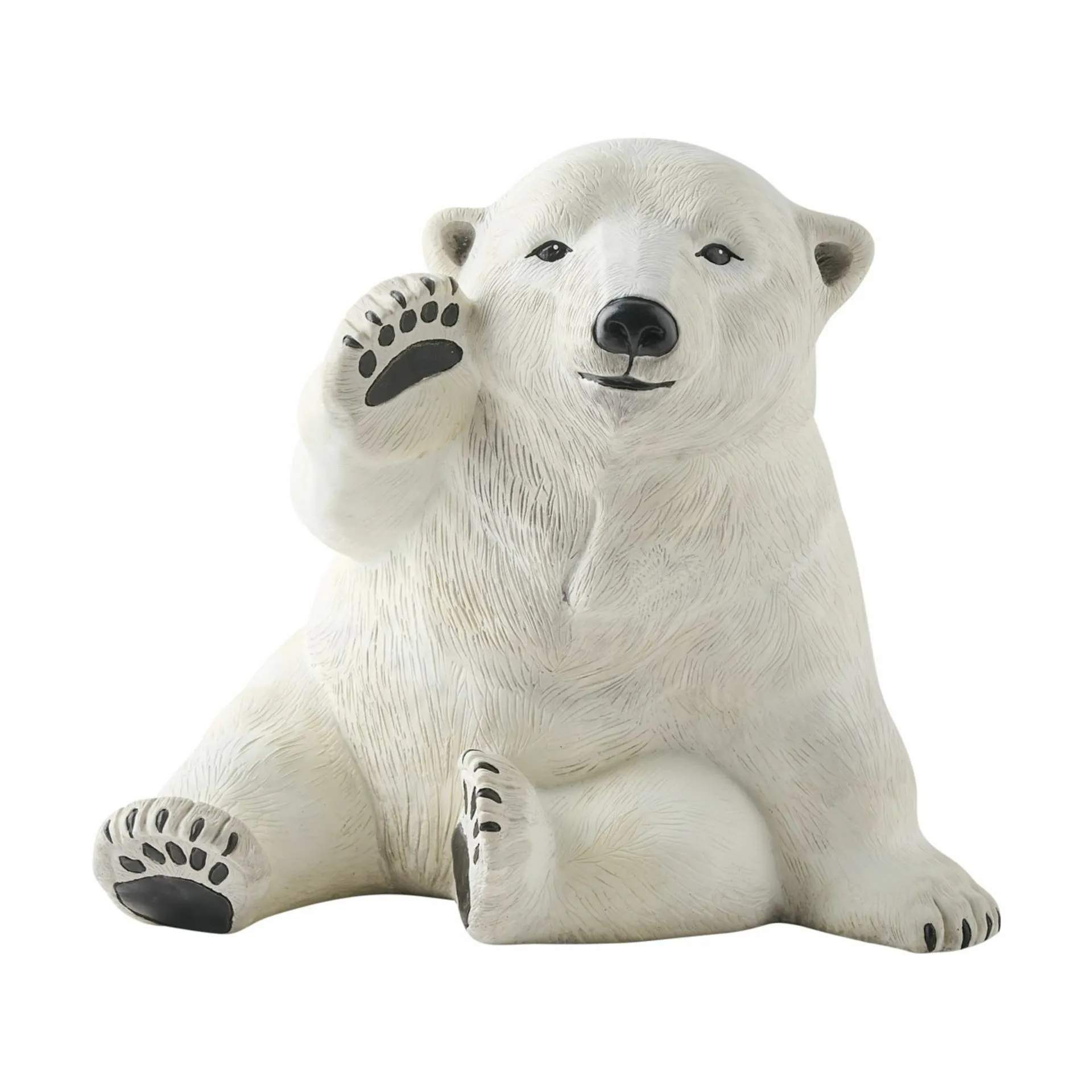 Isbjørnefar Nanok, hvid, large