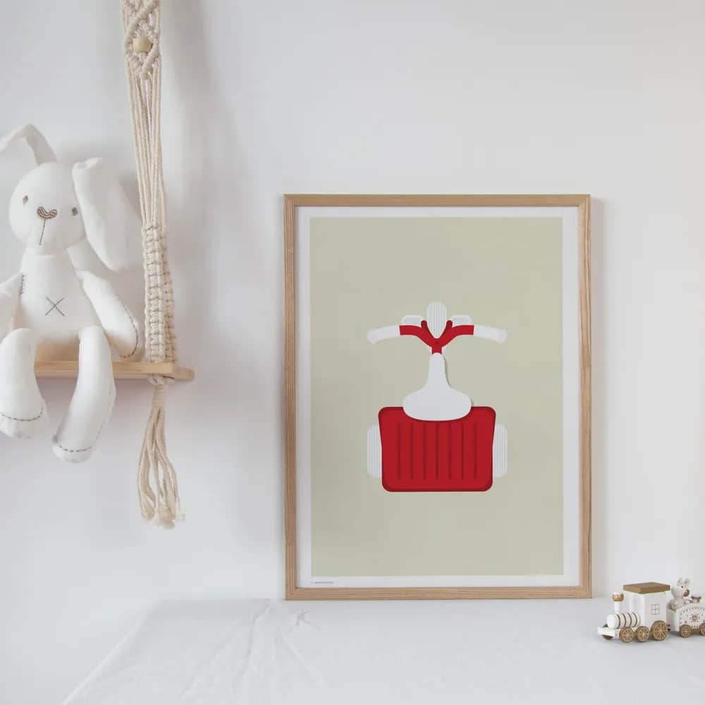 Poster&Frame Plakater Plakat - Trehjulet i B30 x L40 cm, 2