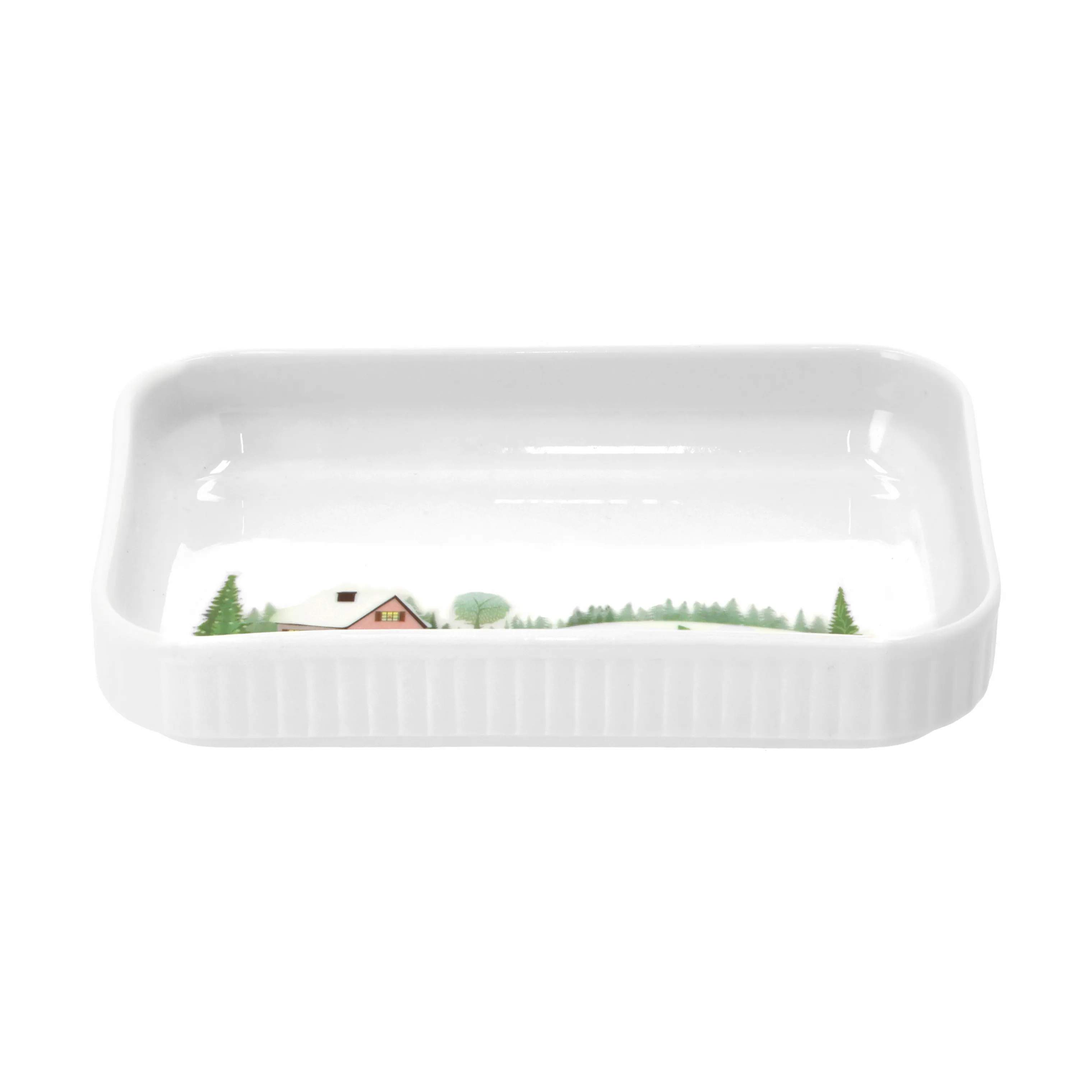 Pillivuyt Serveringsfade Vinter Fad i 18 cm, 4