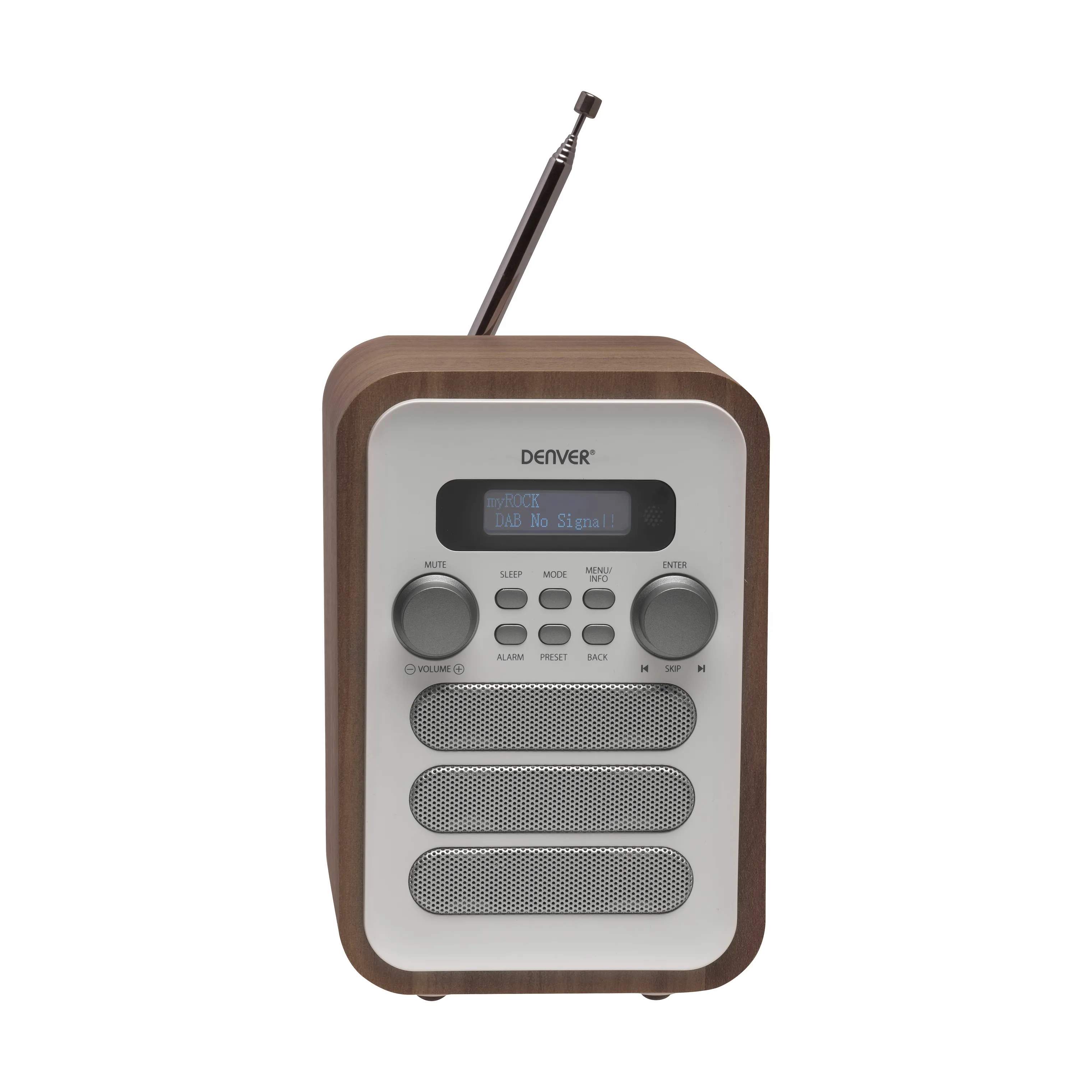 Denver Højtalere DAB+ Radio i Hvid, 3