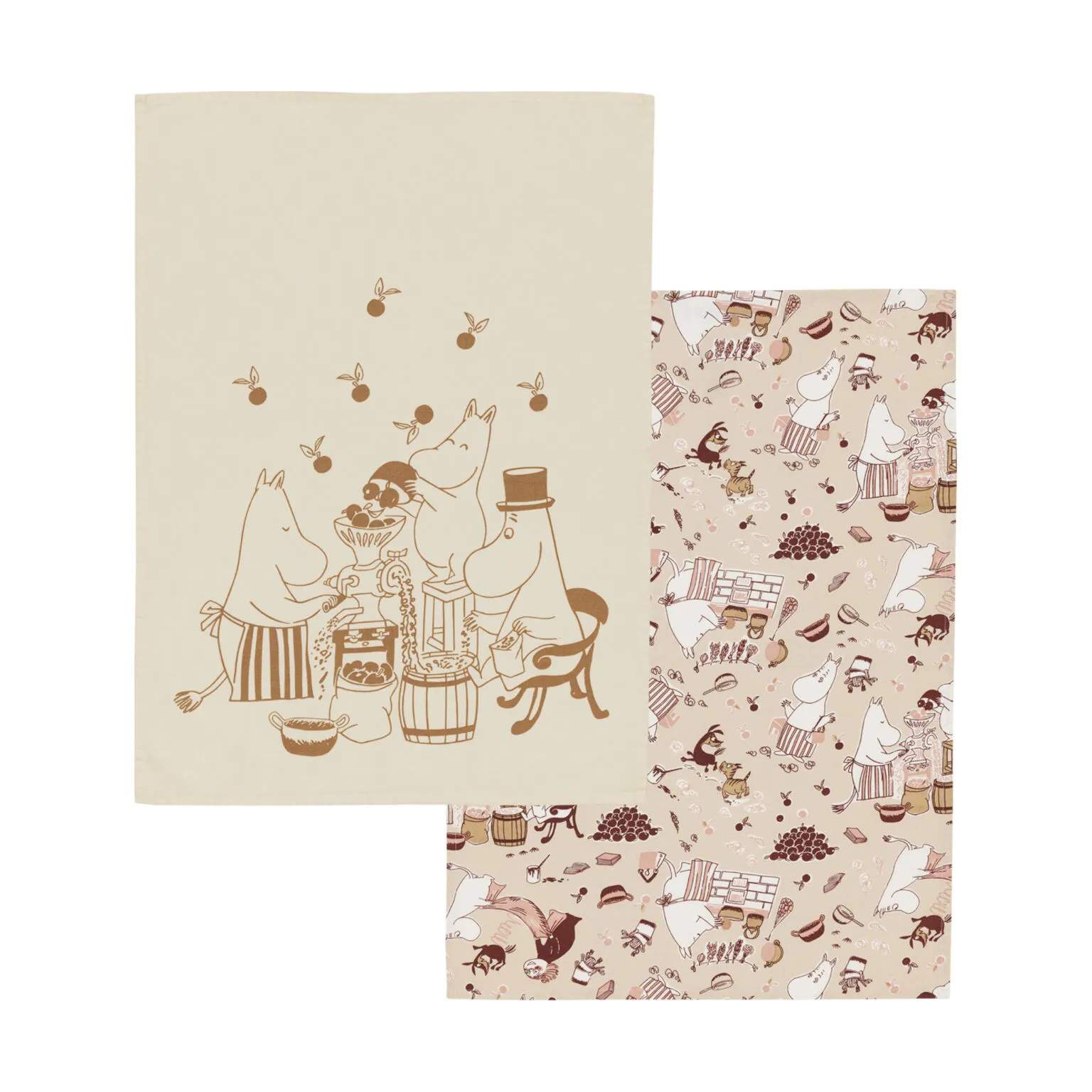 Moomin Arabia Viskestykker Arabia Køkken Viskestykke - 2 stk. i Multifarvet, 1