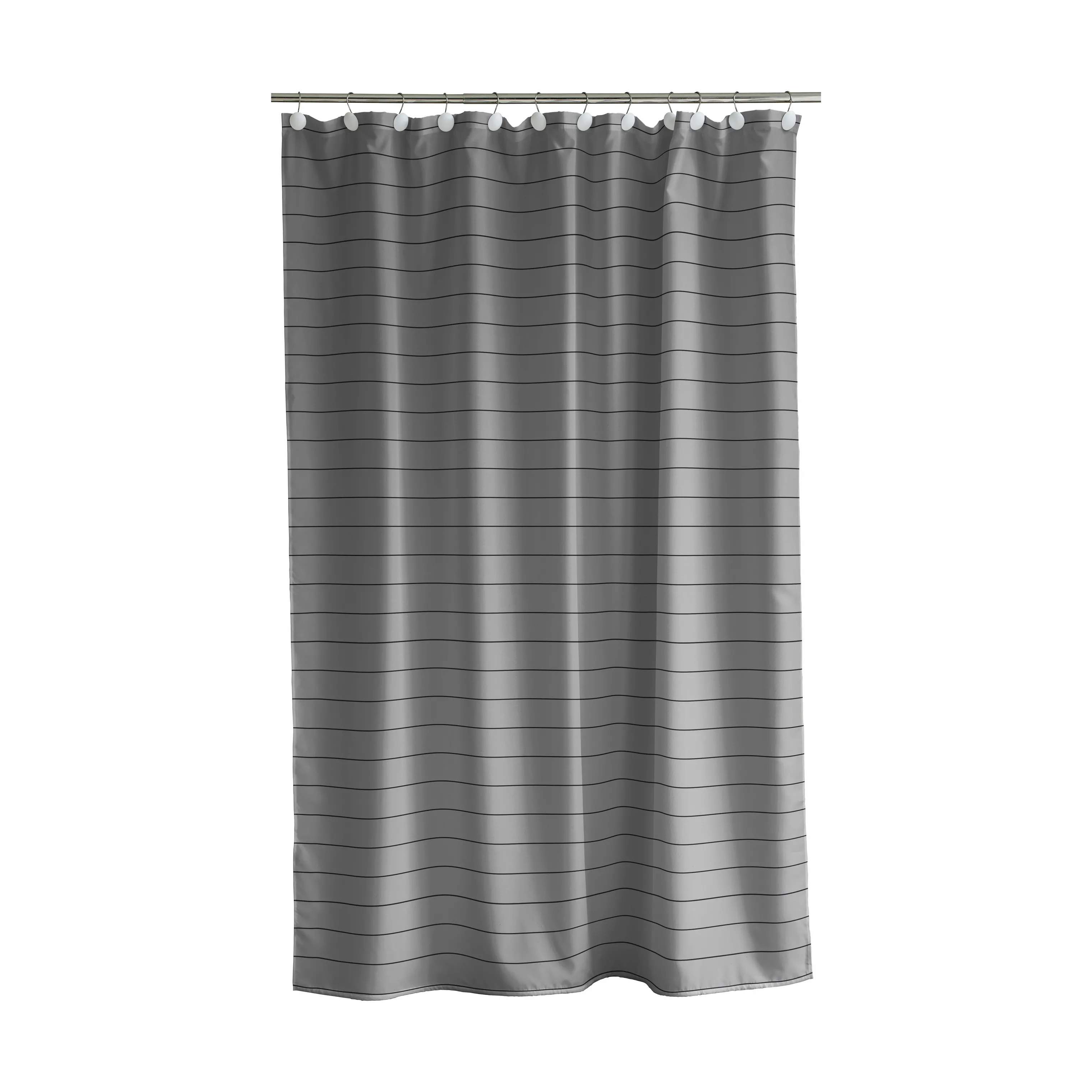 Line Badeforhæng, grey, large