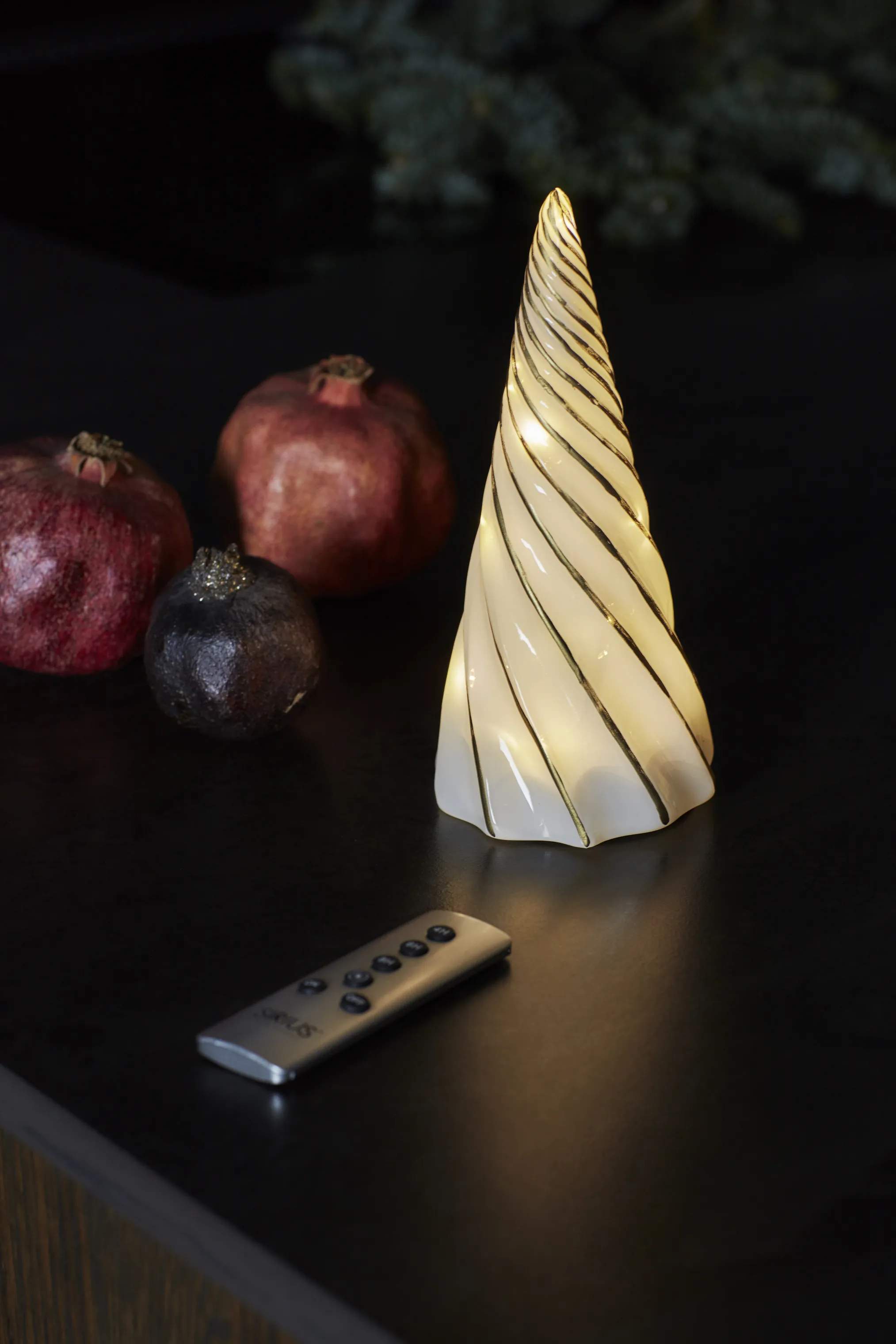 Sirius LED-lys Vilma LED Juletræ i Grøn, 19 cm, 2