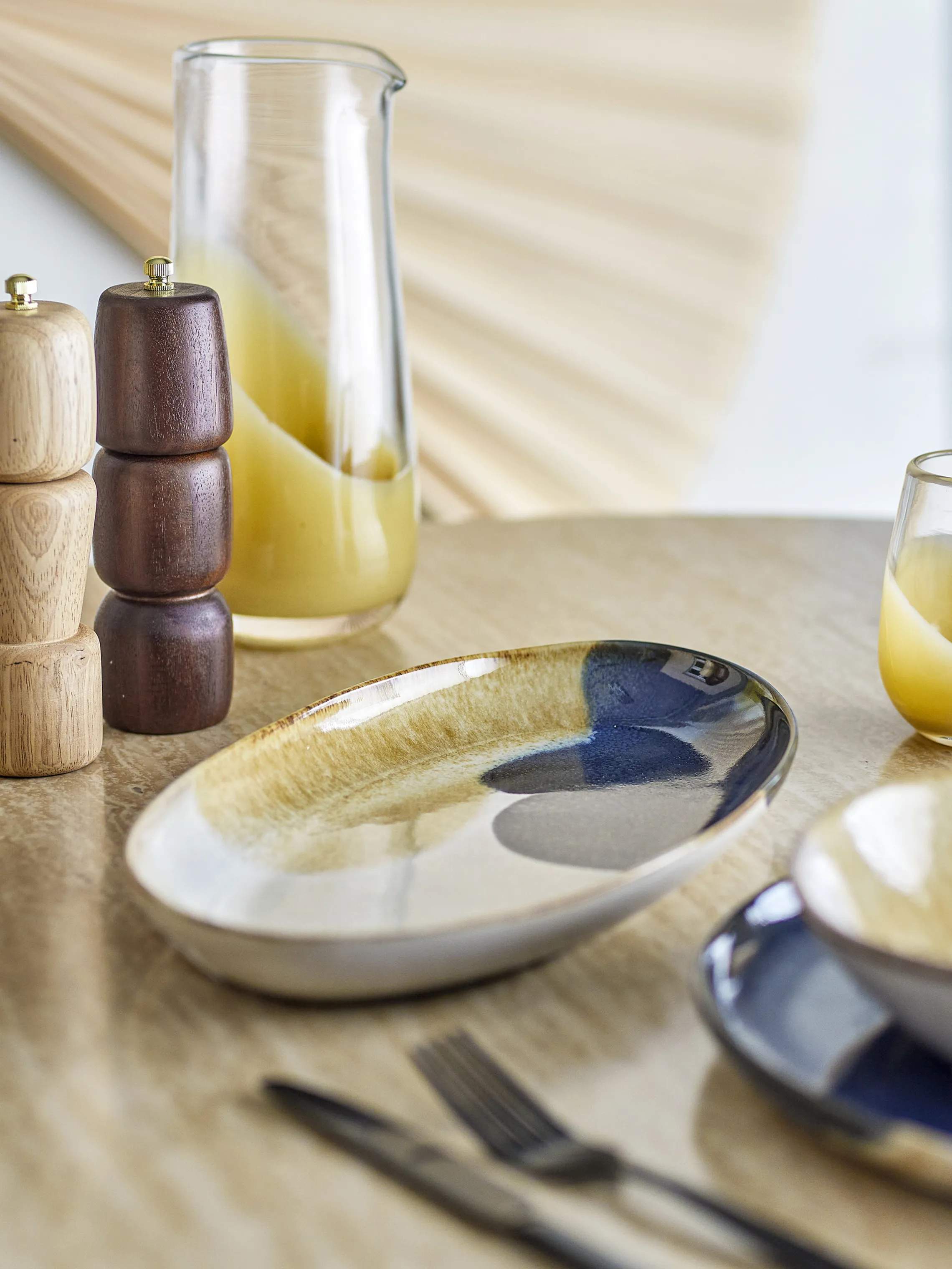 Bloomingville Serveringsfade Jules Serveringsfad i Blå, 2