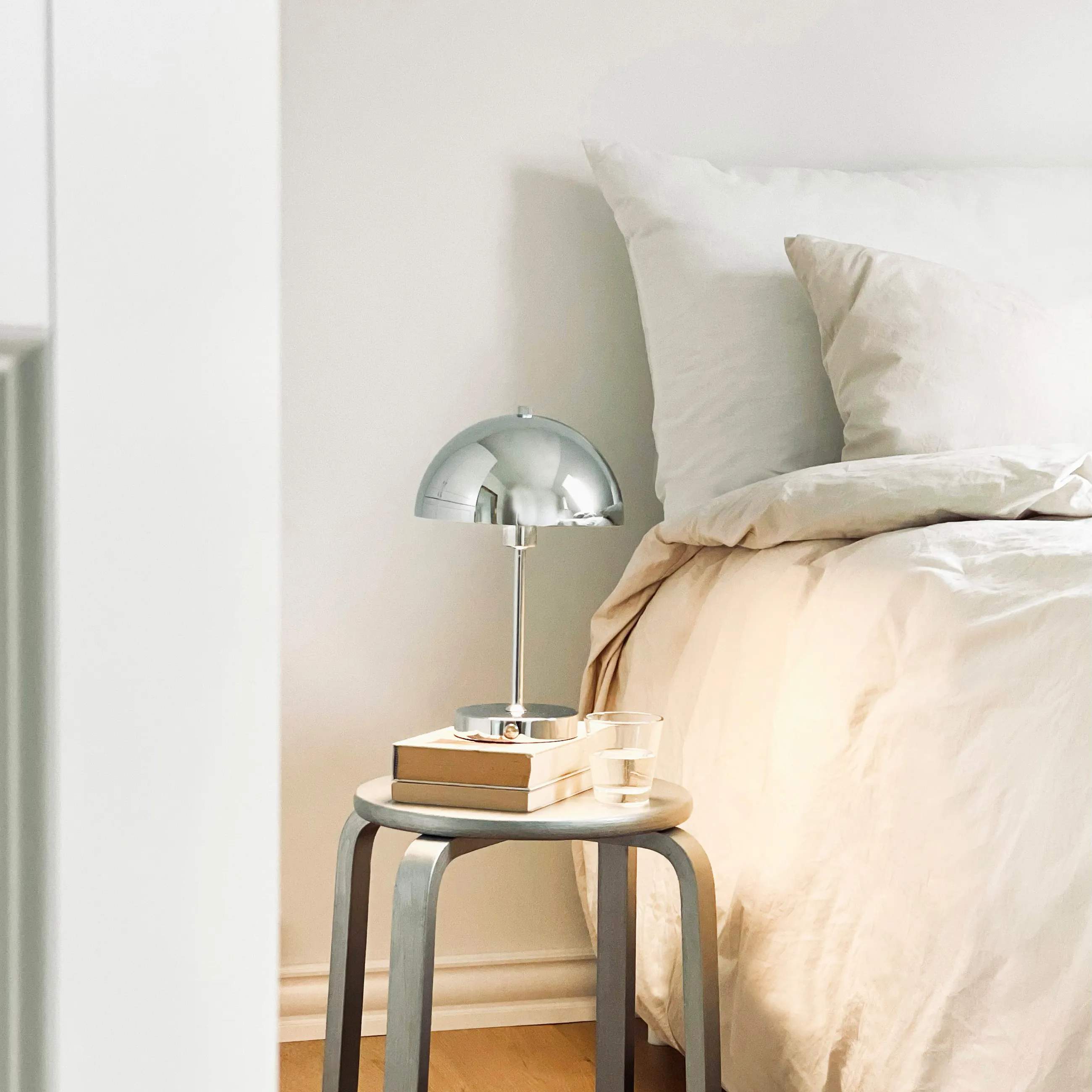 Dyberg Larsen Bordlamper Stockholm LED Bordlampe i Krom, 3