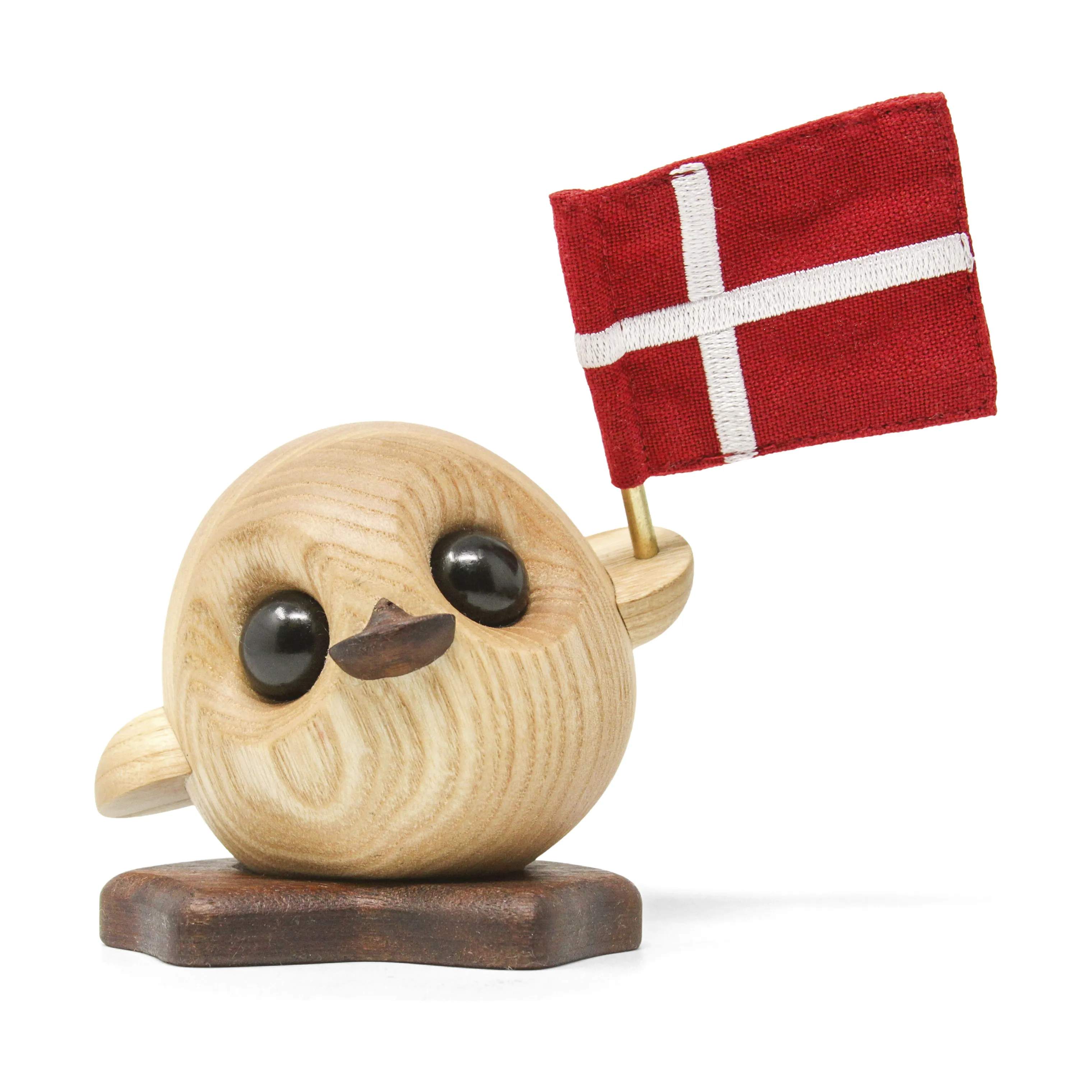 FableWood Dyrefigurer Pick-Me-Up Ælling m. flag - Villy i Natur, 1