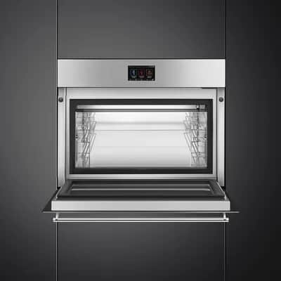 Smeg Indbygningsovne Classic Blastchiller SBC4304X i Stål, 3