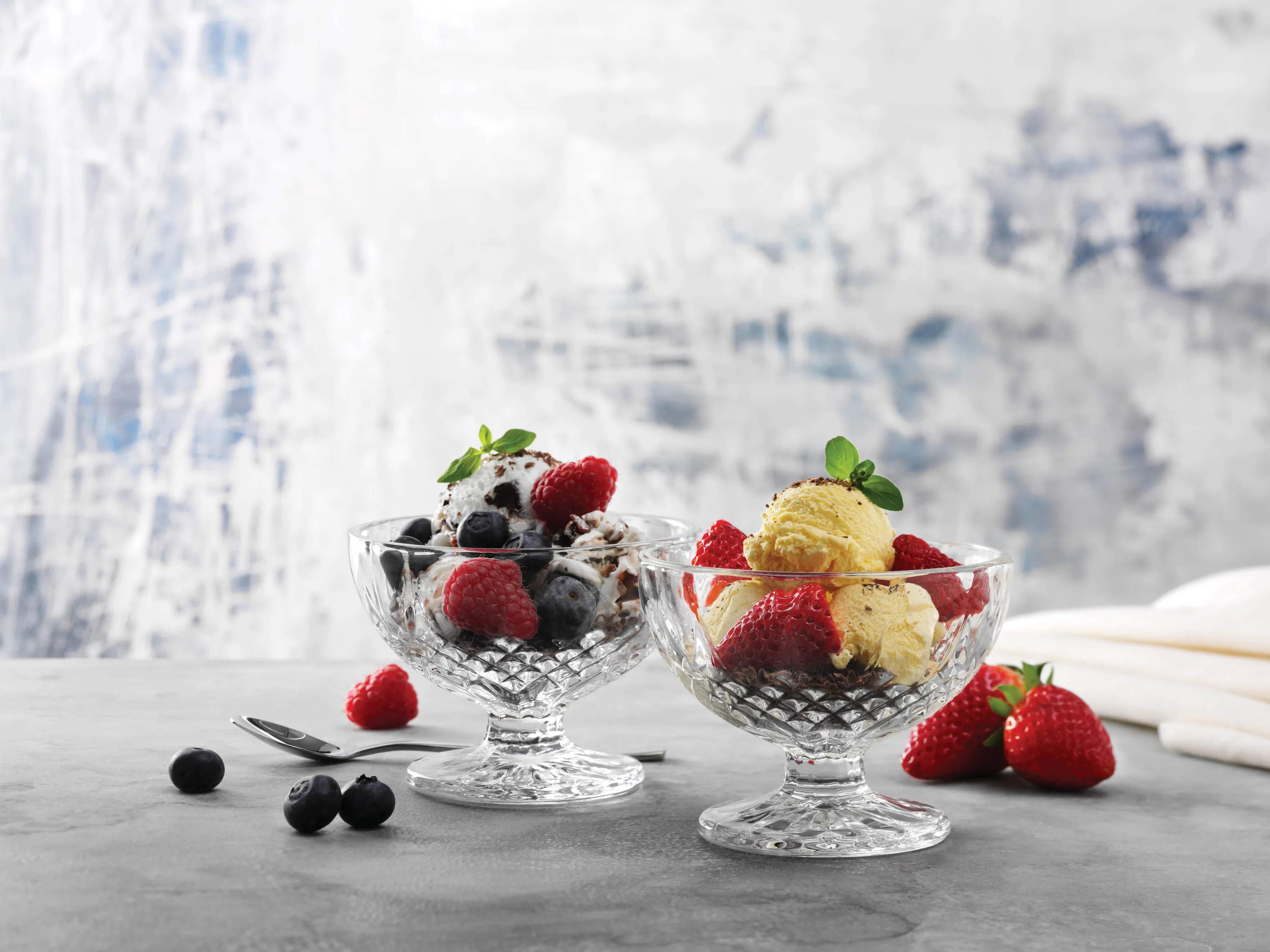 Aida Kagetallerkener Harvey Dessertskål - 4 stk. i Glas, 2