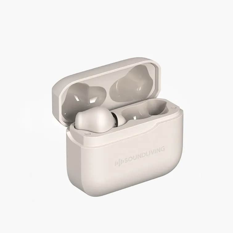 Soundliving Hovedtelefoner PRO Trådløse Høretelefoner i Beige, 4
