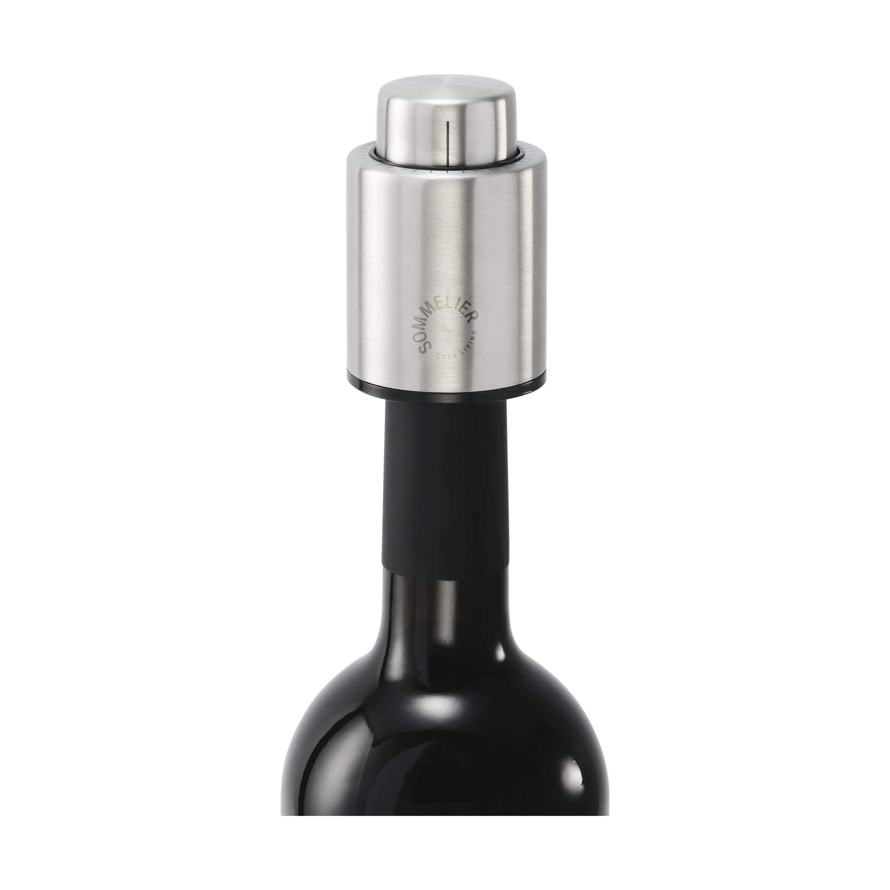 Sommelier by CASA Living Vinpropper Sommelier Vakuumprop t. vin i stål, 4
