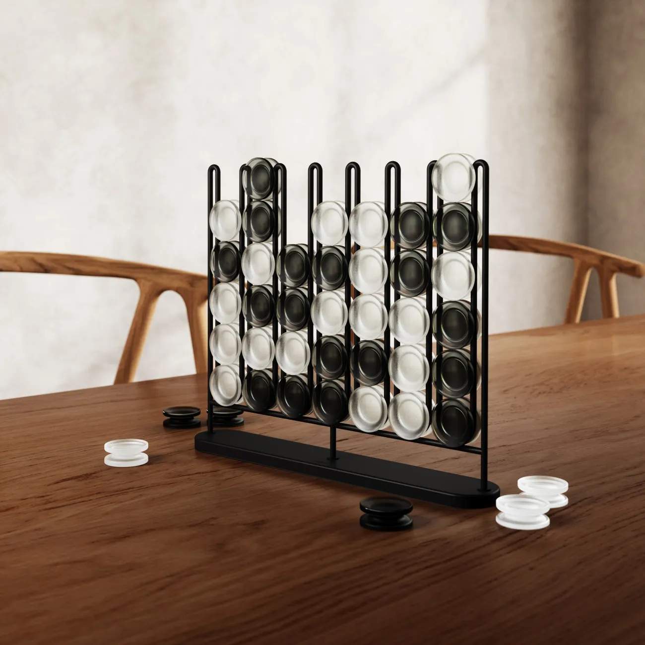 Umbra Spil Stax Fire på stribe spil i Sort, 2
