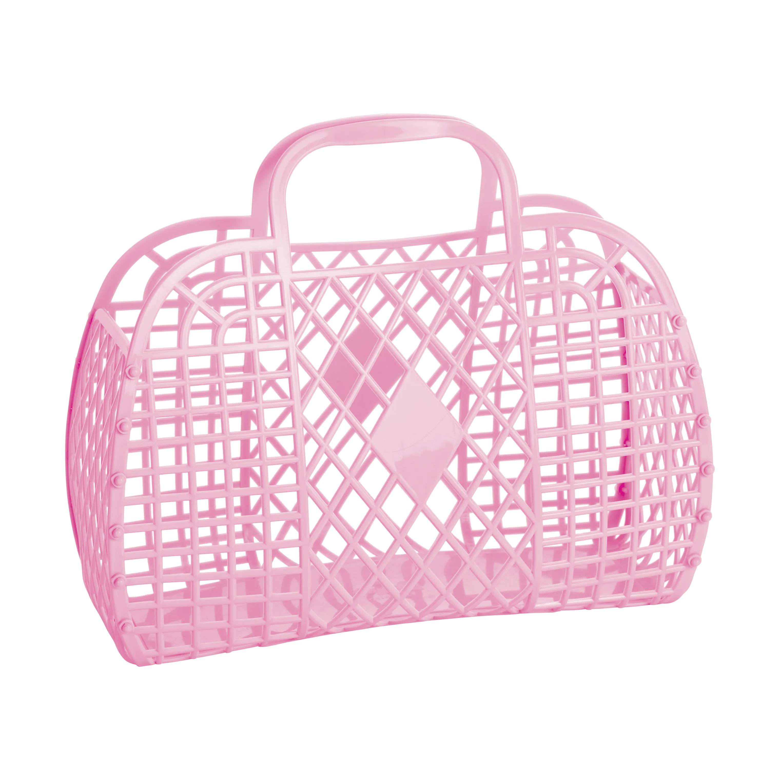 Retro Taske - Stor, bubblegum pink b 14  x l 35 x h 30 cm, large