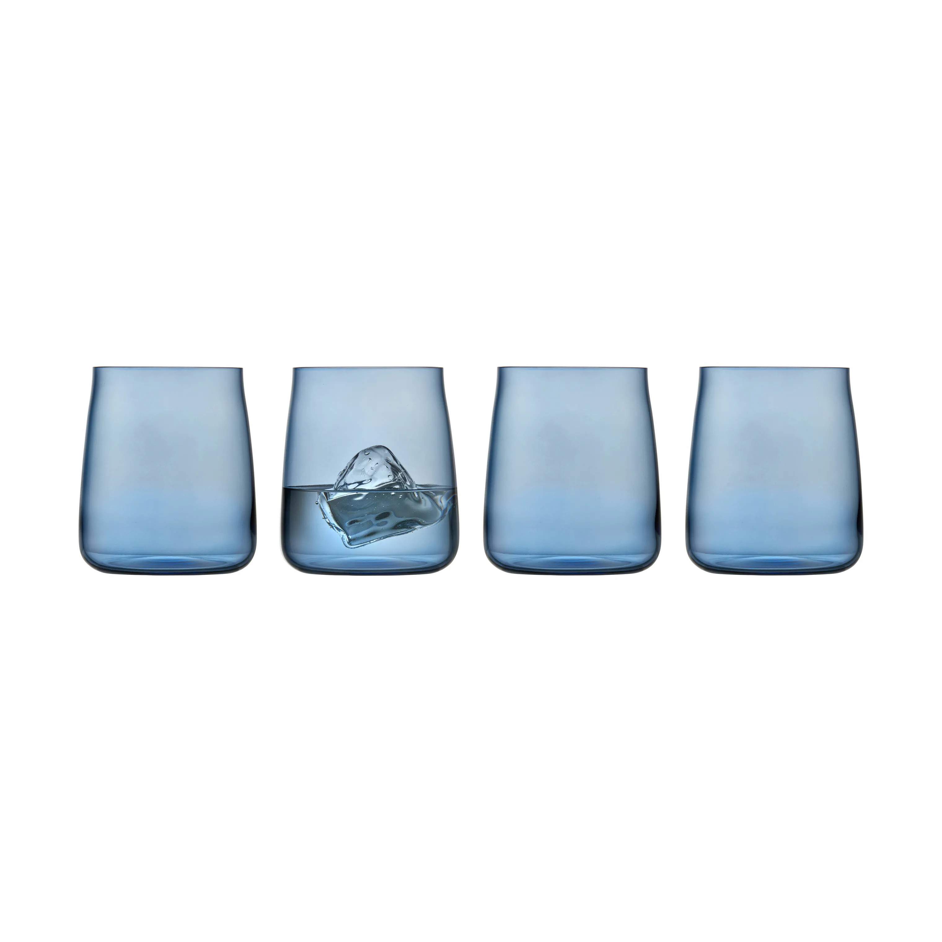 Zero Vandglas - 4 stk., blå, large
