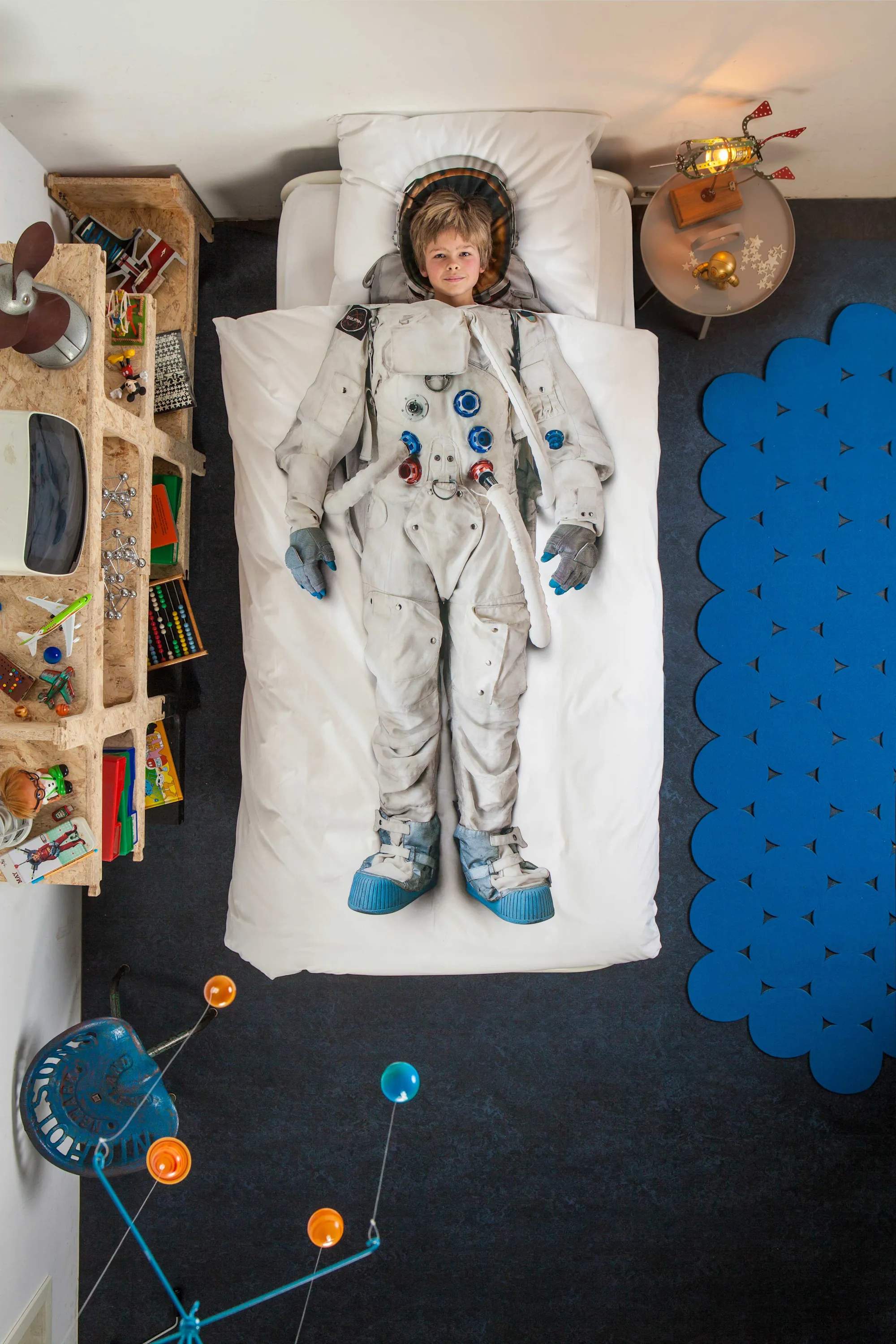 SNURK Sengetøj Sengetøj i Hvid astronaut, 2