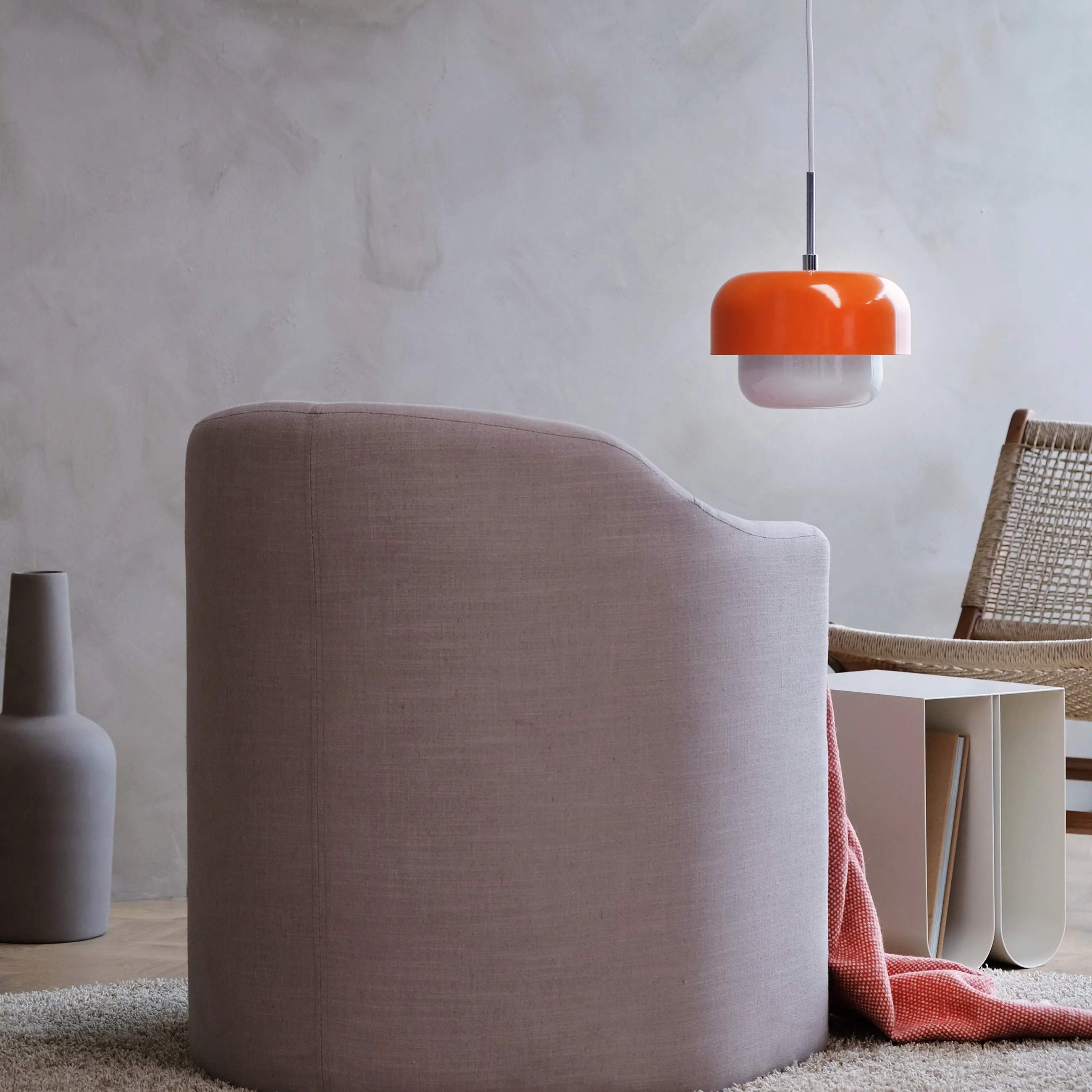 Dyberg Larsen Pendler Haipot D23 Pendel i Orange, 2