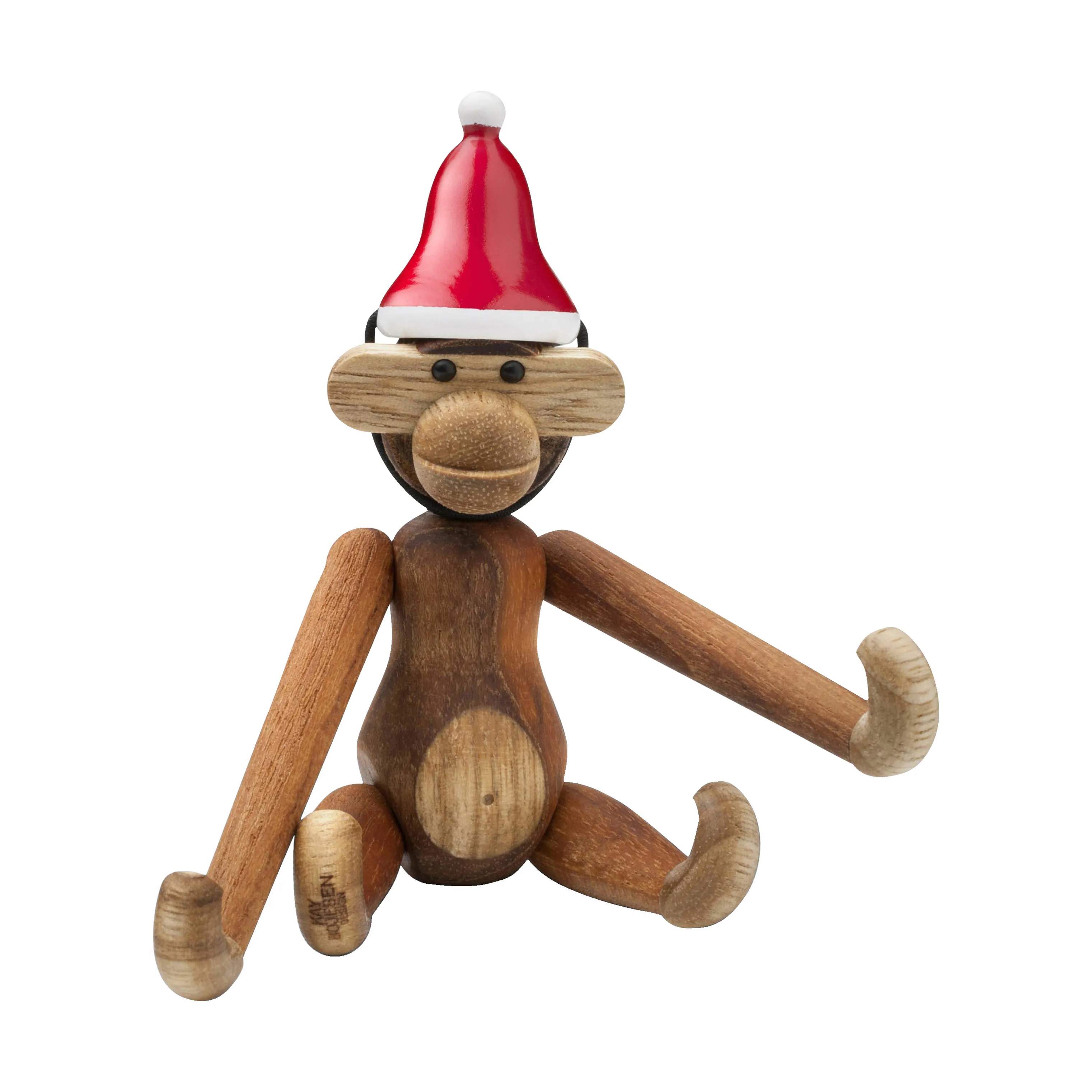 Kay Bojesen Nisser Nissehue - Mini i Rød/hvid, 3 cm, 4