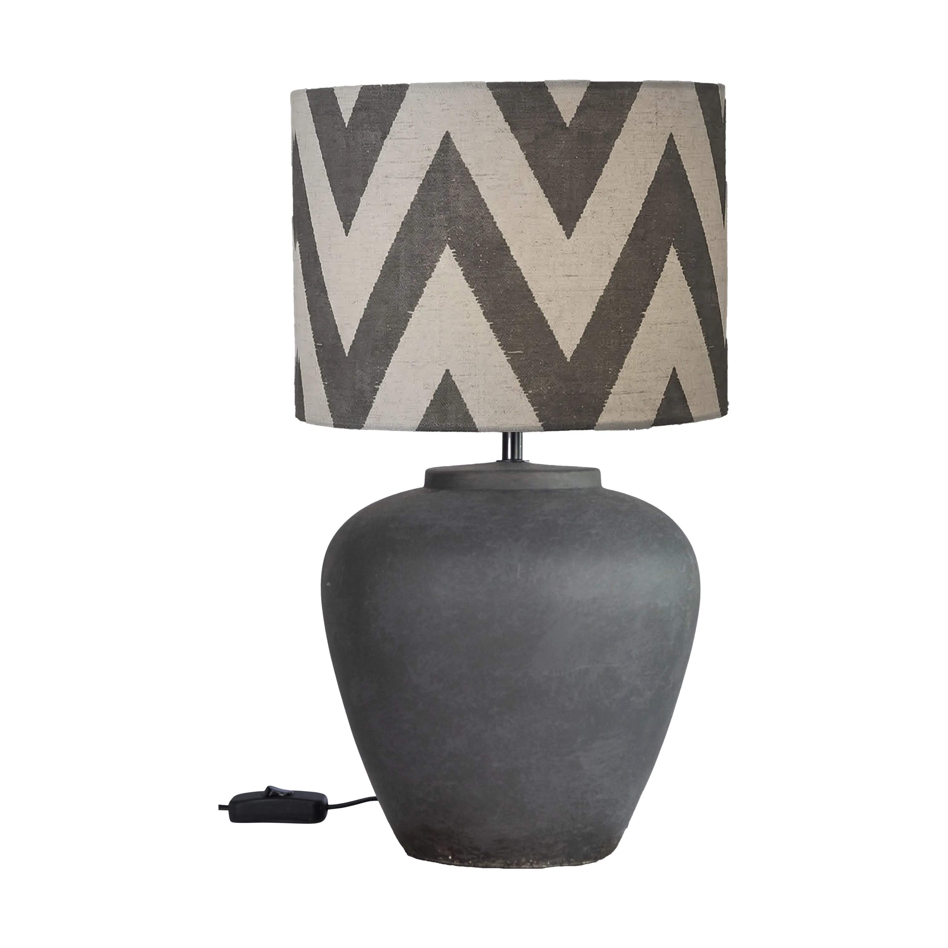 PR Home Bordlamper Lilly Bordlampe i Antracit, 43 cm, 1