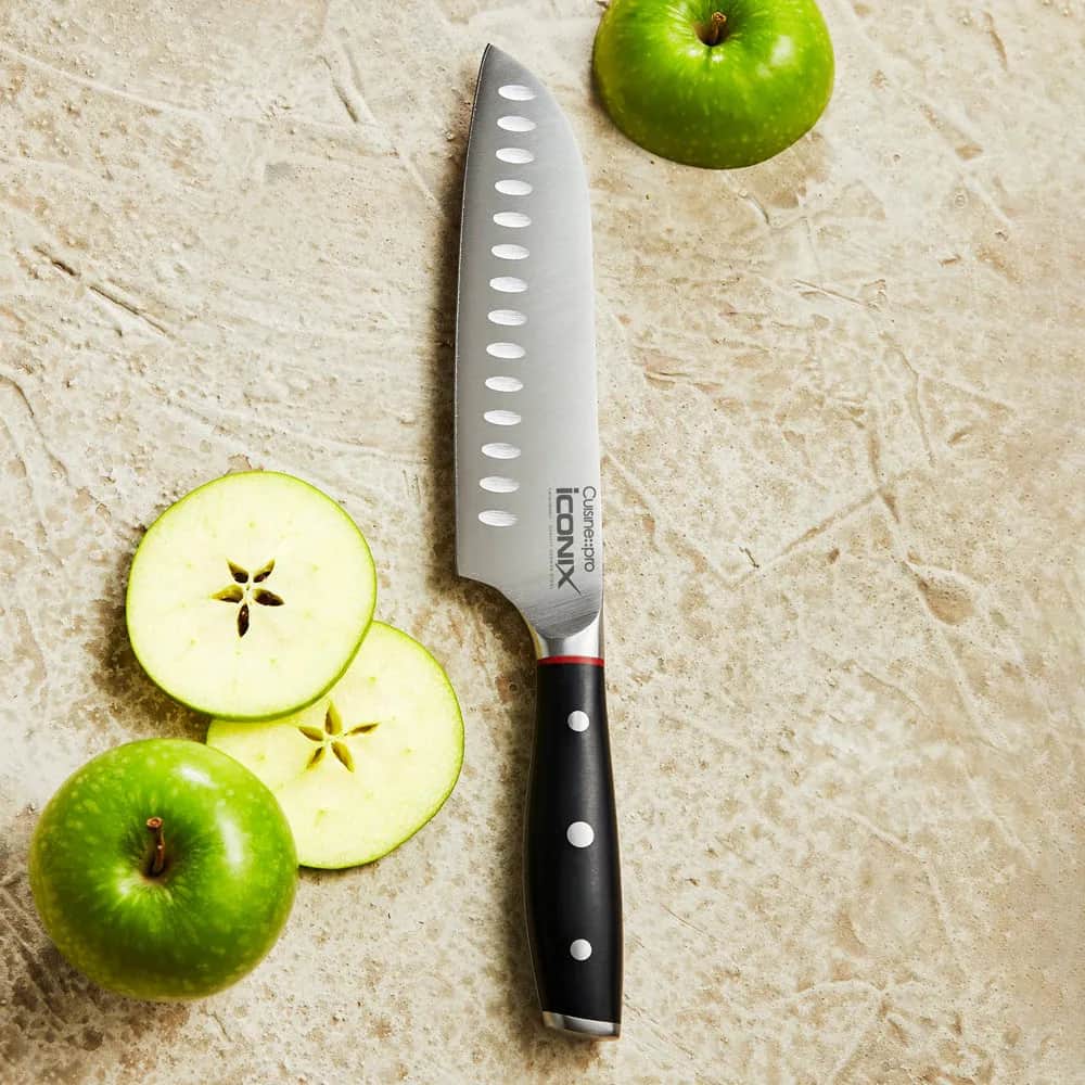 THE CUSTOM CHEF™ Santokuknive Cuisine::pro®
iconiX™ Cuisine::pro IconiX Santokukniv i Sølvfarvet/sort, 2