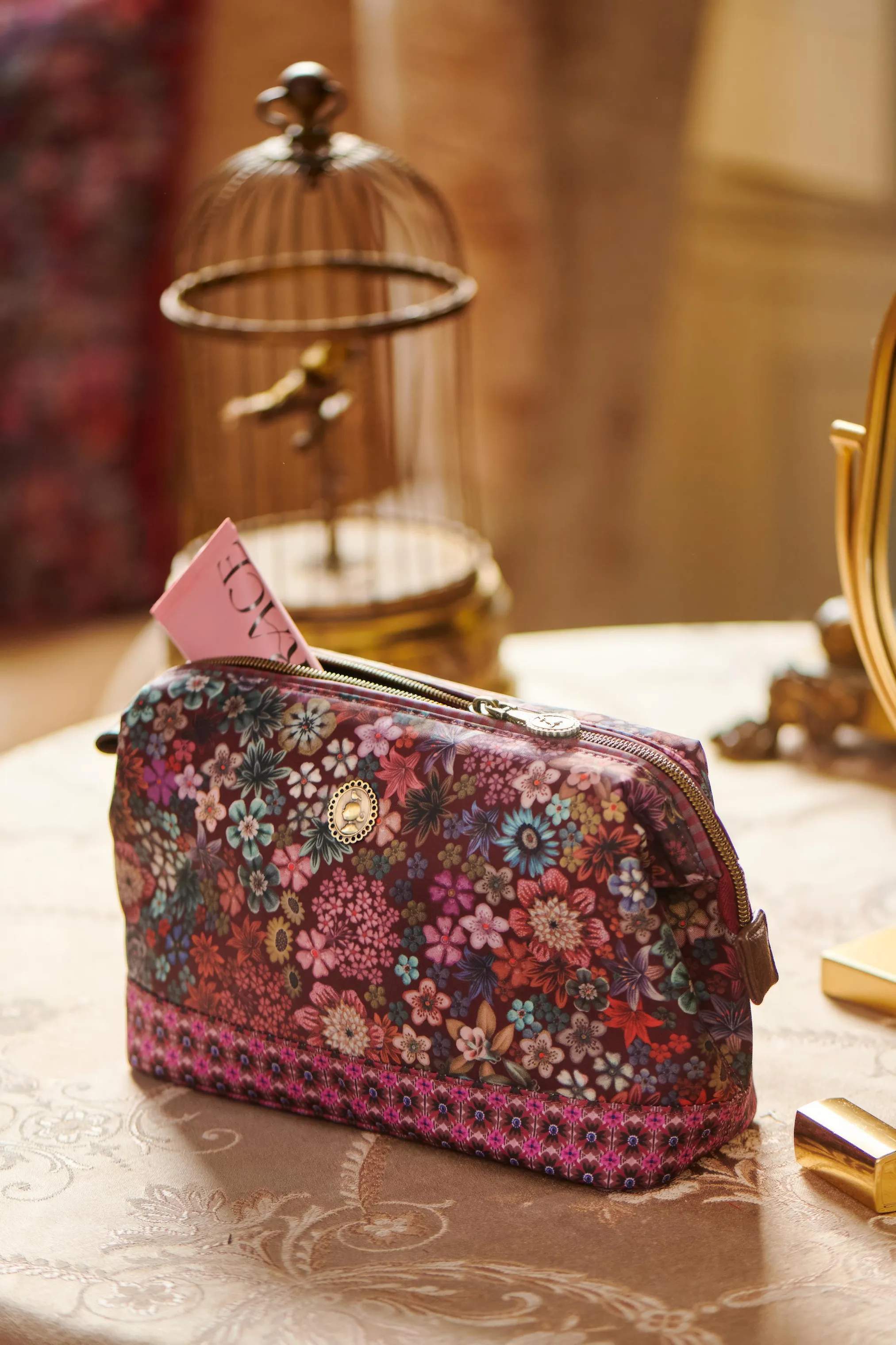 PIP Studio Toilettasker Cooper Kosmetiktaske i Pink, H18 x B26 cm, 3