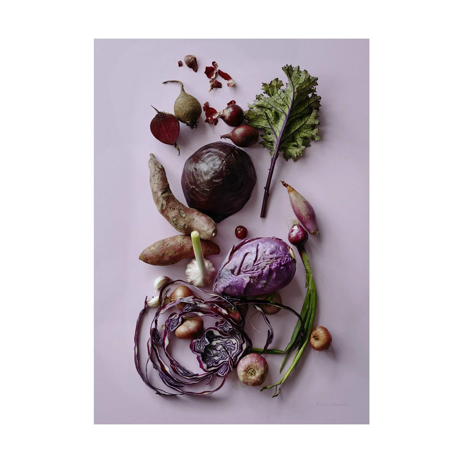 Poster&Frame Plakater MAD PLAKAT Plakat Spis Grønt i Lilla, B30 x L40 cm, 1