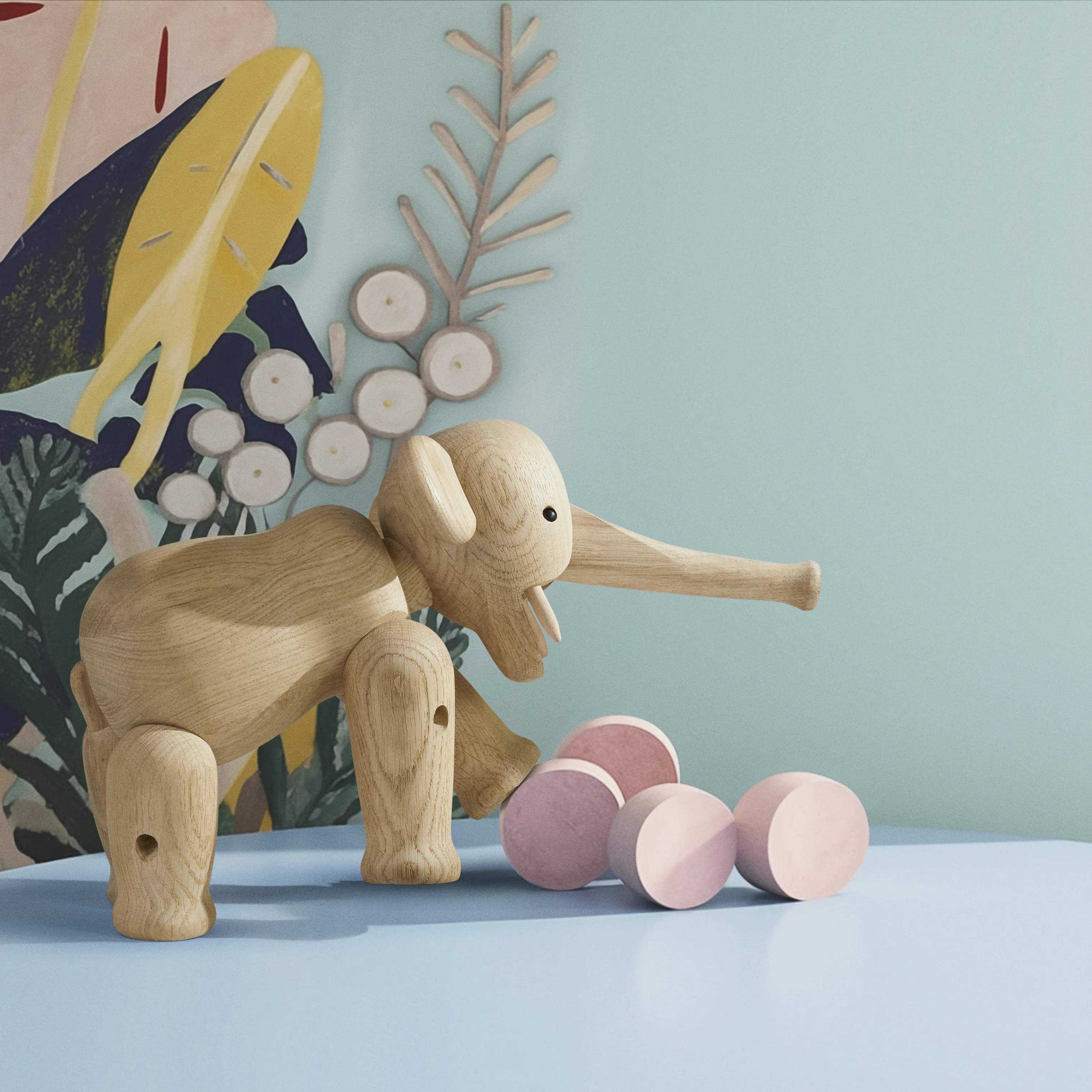 Kay Bojesen Dyrefigurer Elefant i Eg, 2